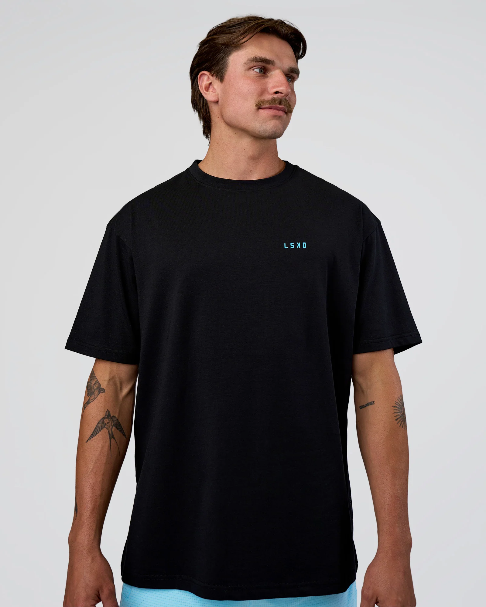 Unfit Club FLXCotton Oversized Tee - Black-White - Image 3