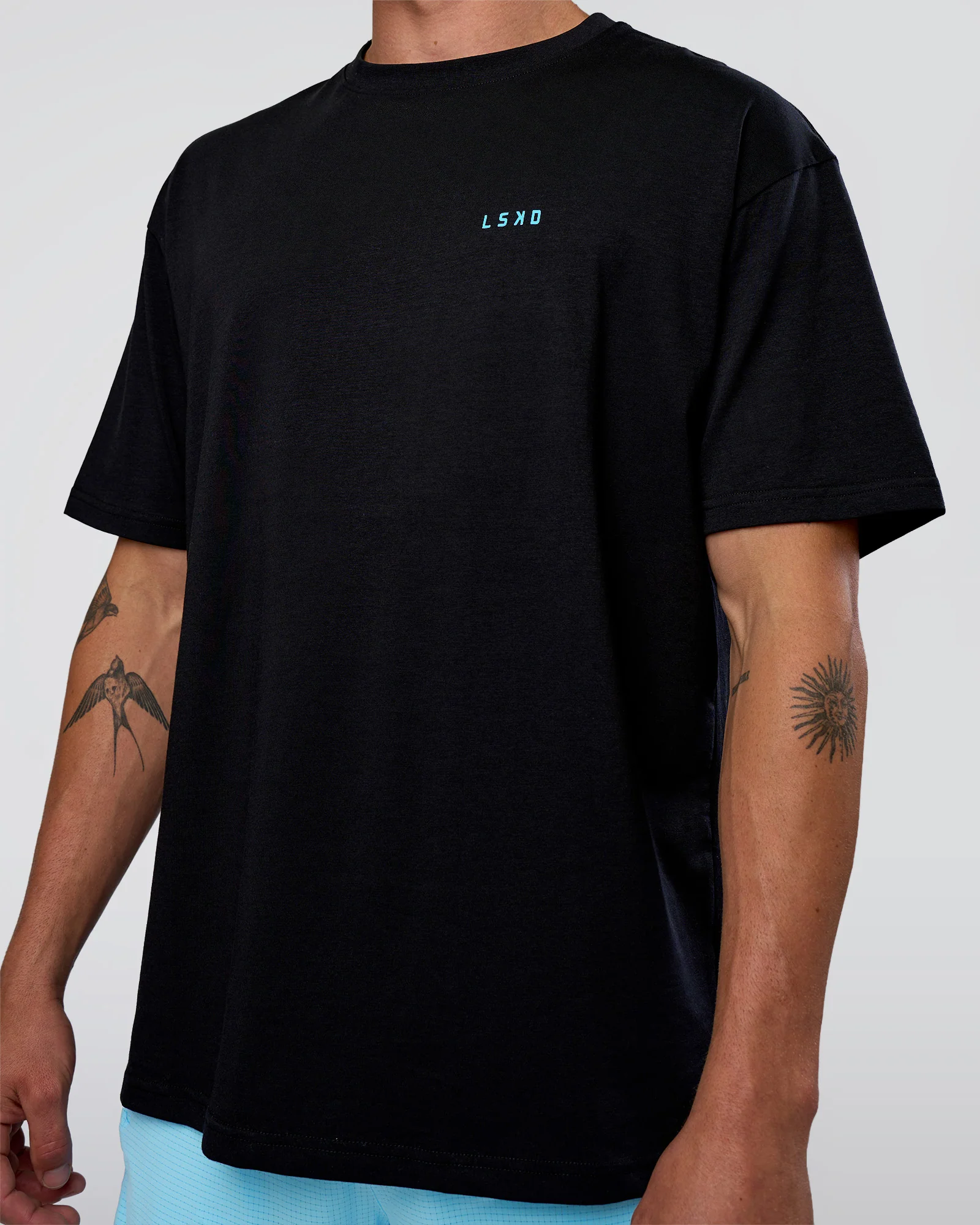Unfit Club FLXCotton Oversized Tee - Black-White - Image 8