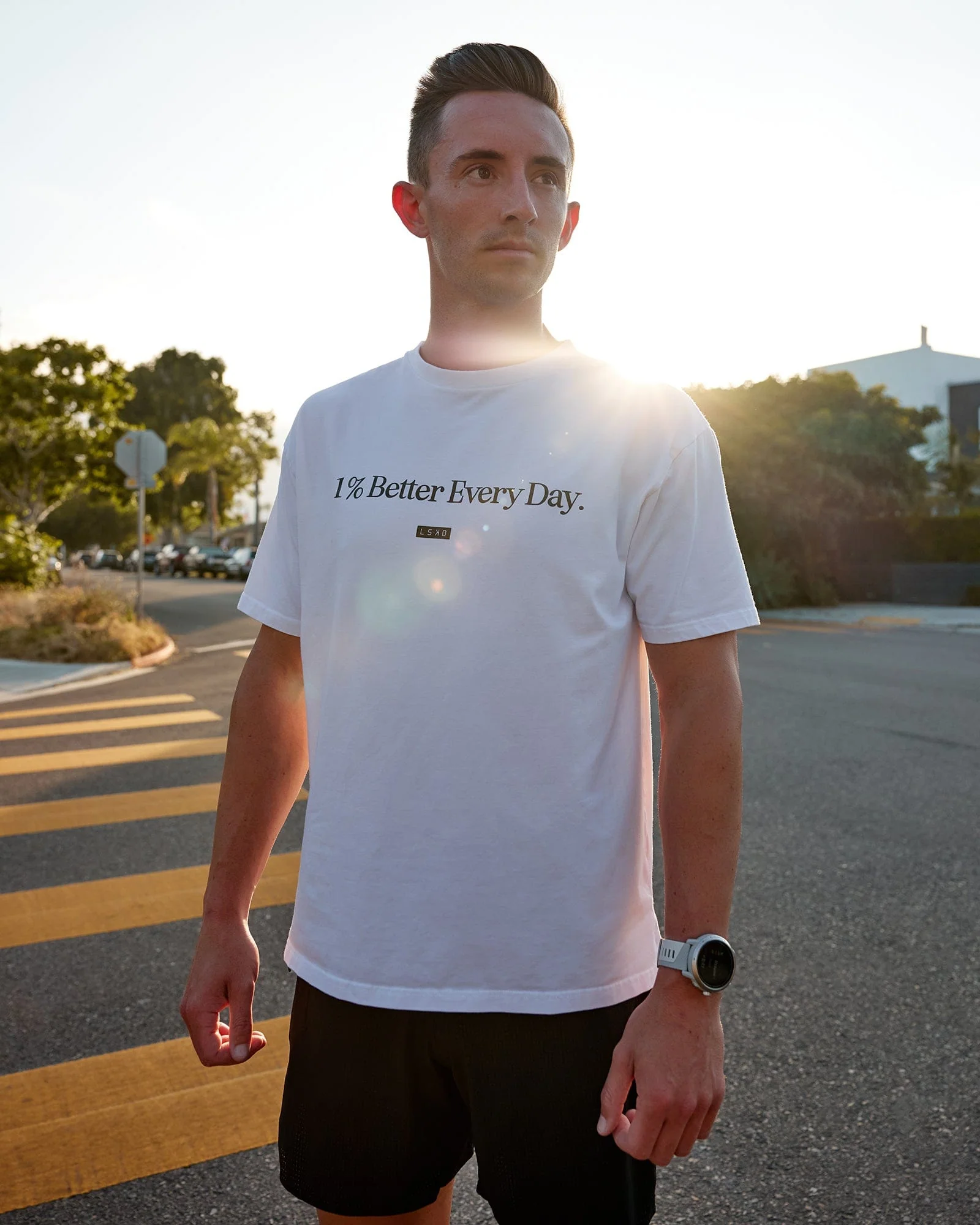 1% Better FLXCotton Tee Oversize - White - Image 2