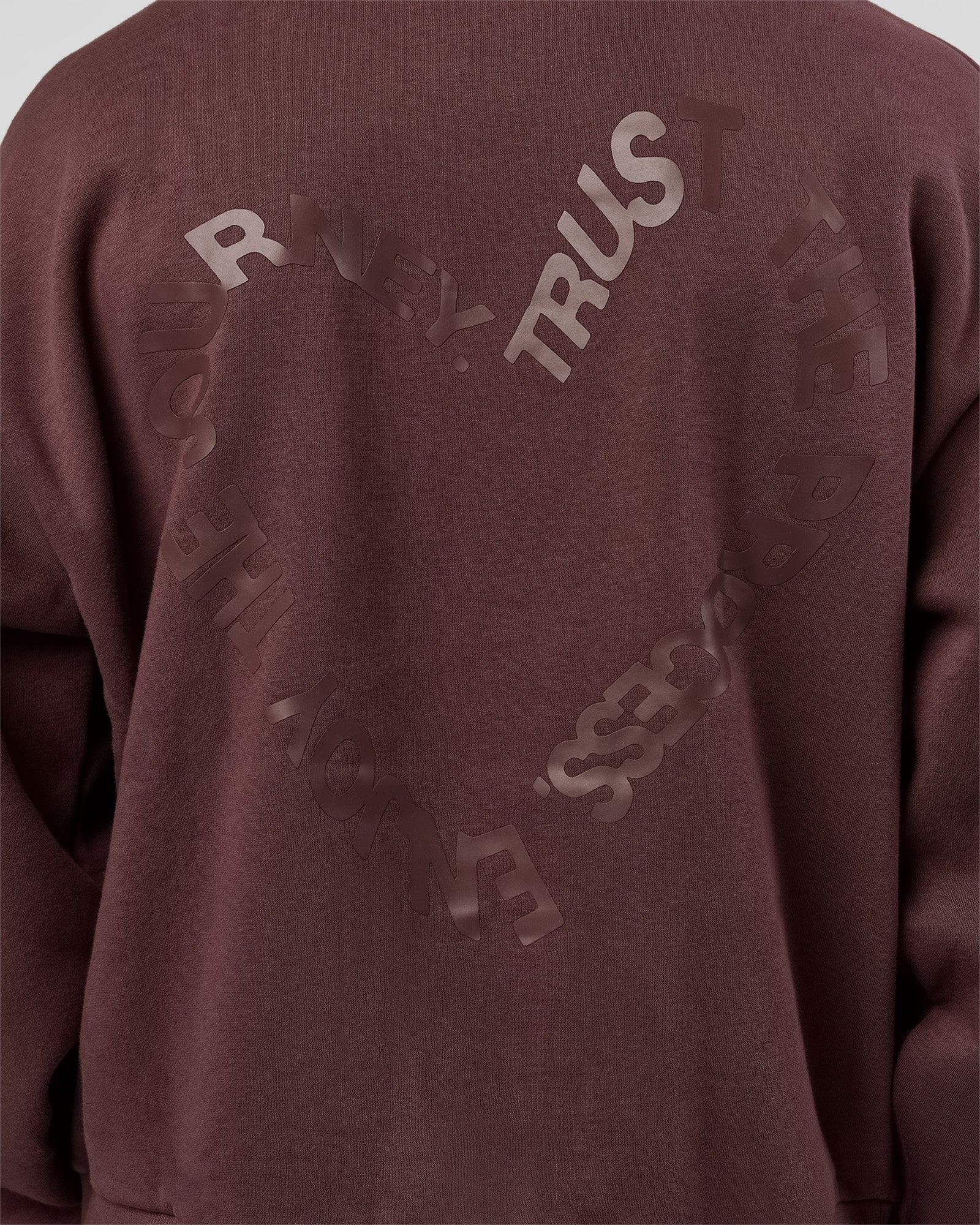 Unisex Love The Process Oversize Hoodie - Cocoa Powder-Hot Chocolate - Image 12