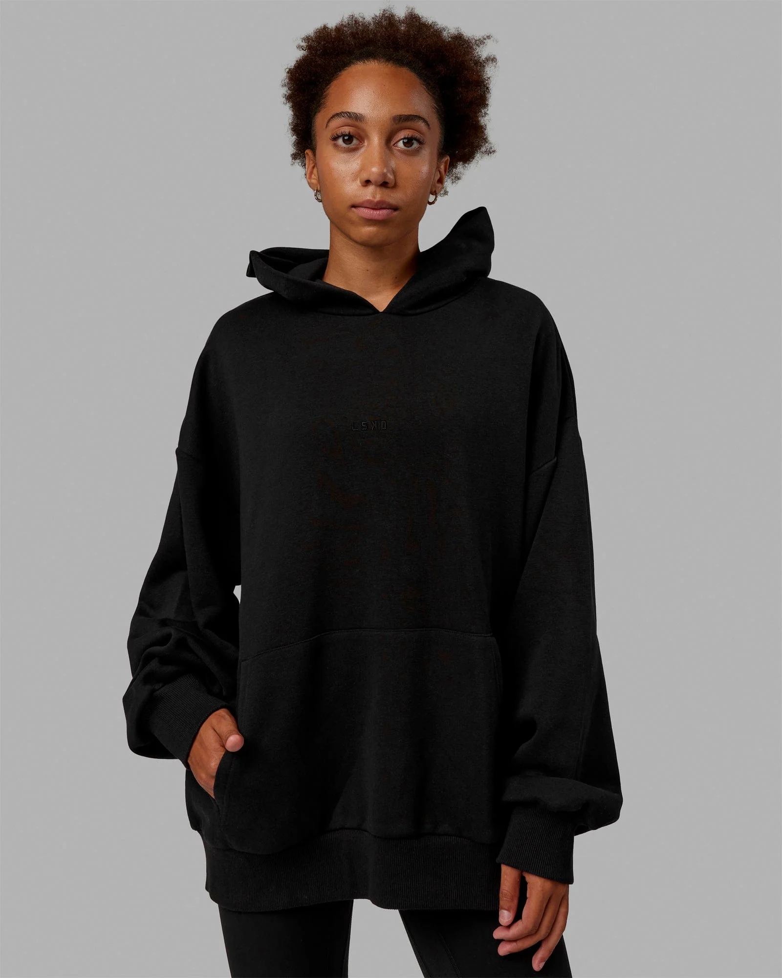 MVP Oversized Hoodie - Black - Image 3
