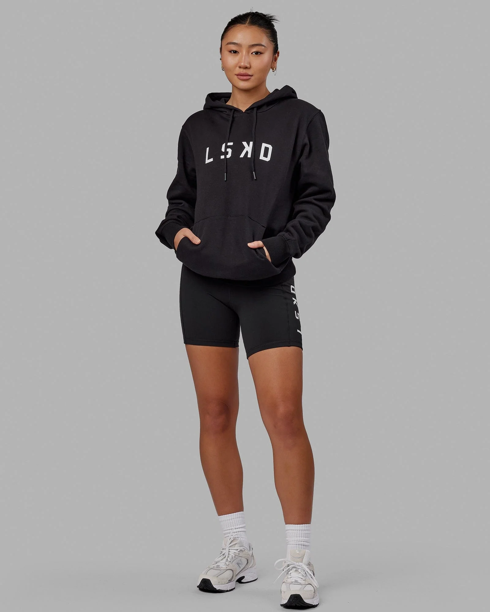 Structure Hoodie - Black-White - Image 10