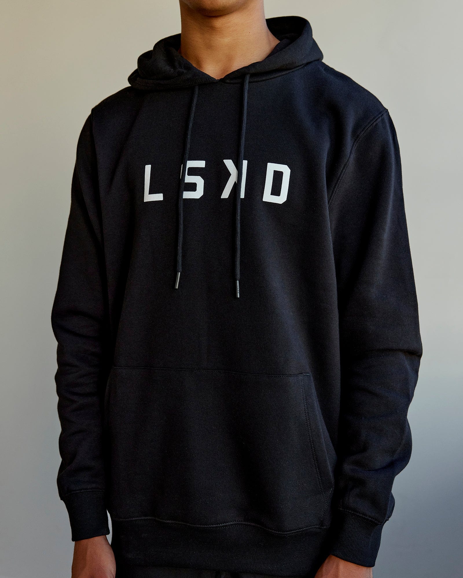 Structure Hoodie - Black-White - Image 6