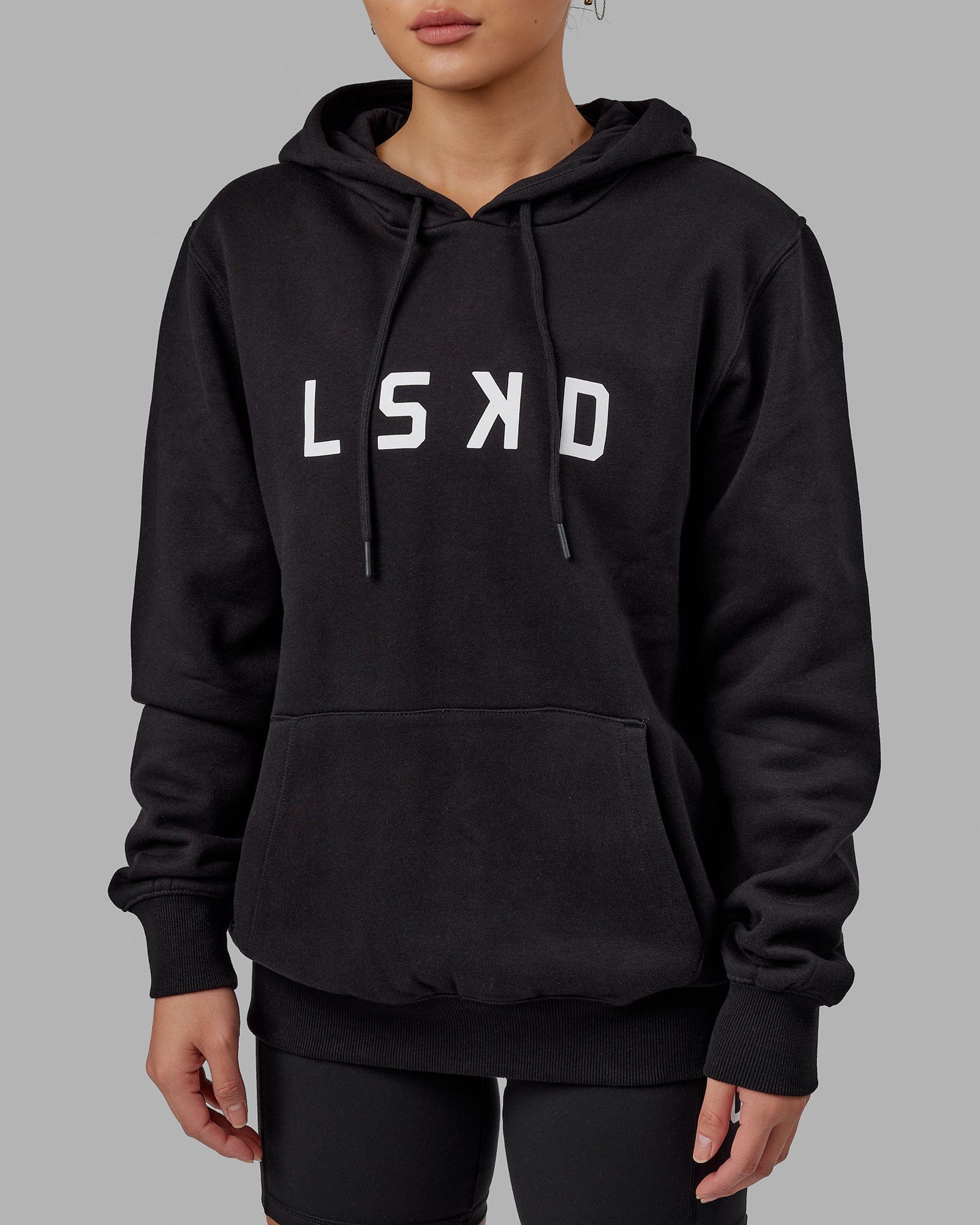 Structure Hoodie - Black-White - Image 8