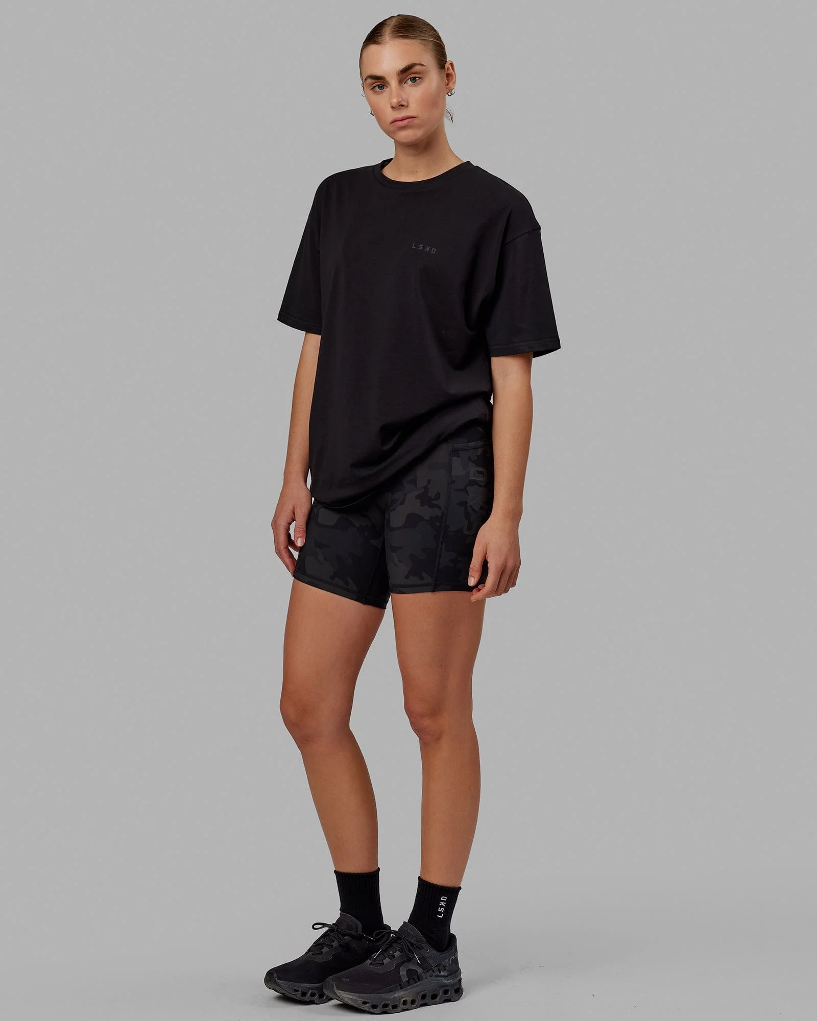 VS5 FLXCotton Tee Oversize - Black-Black - Image 10