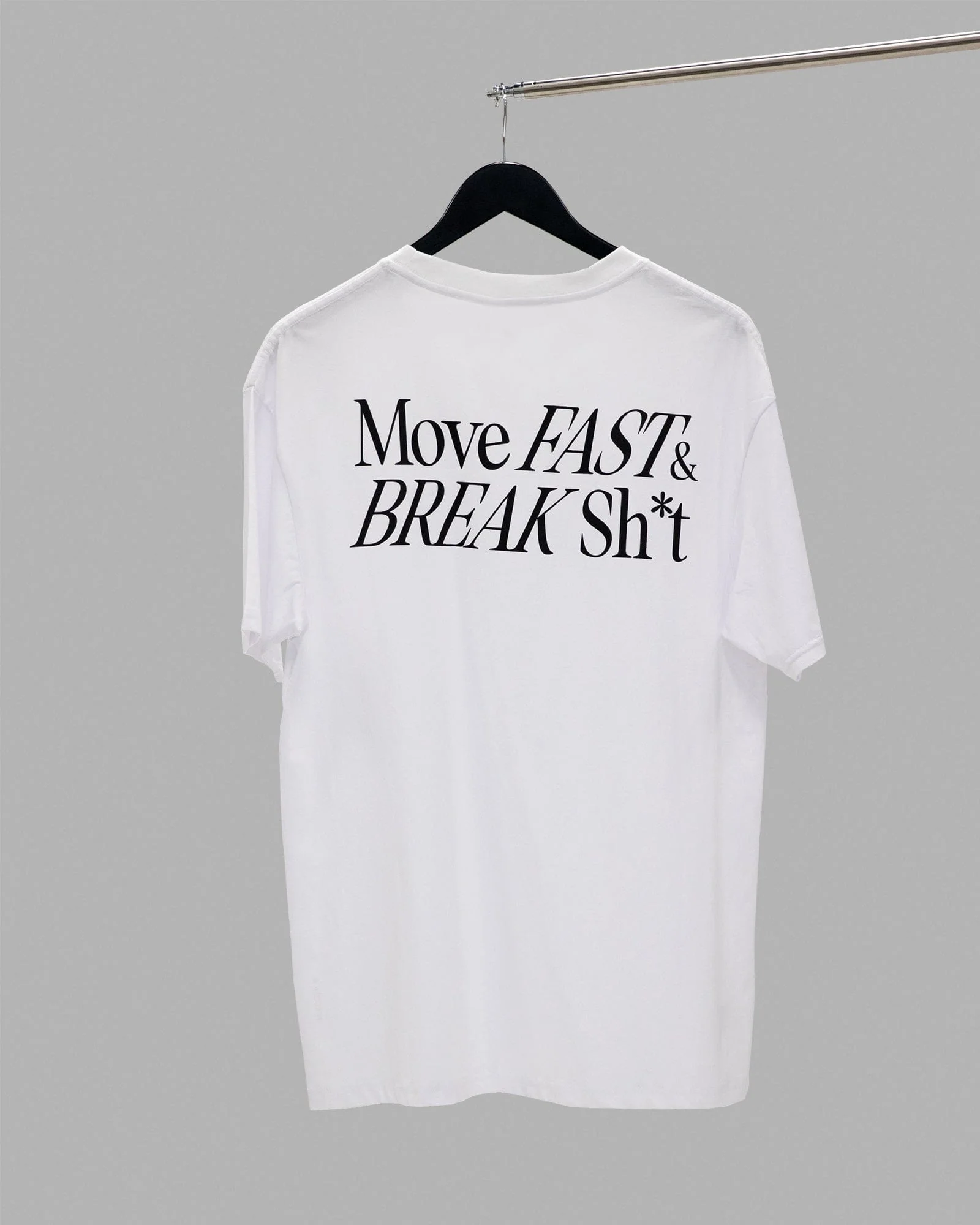 VS5 FLXCotton Tee Oversize - White-Black - Image 2