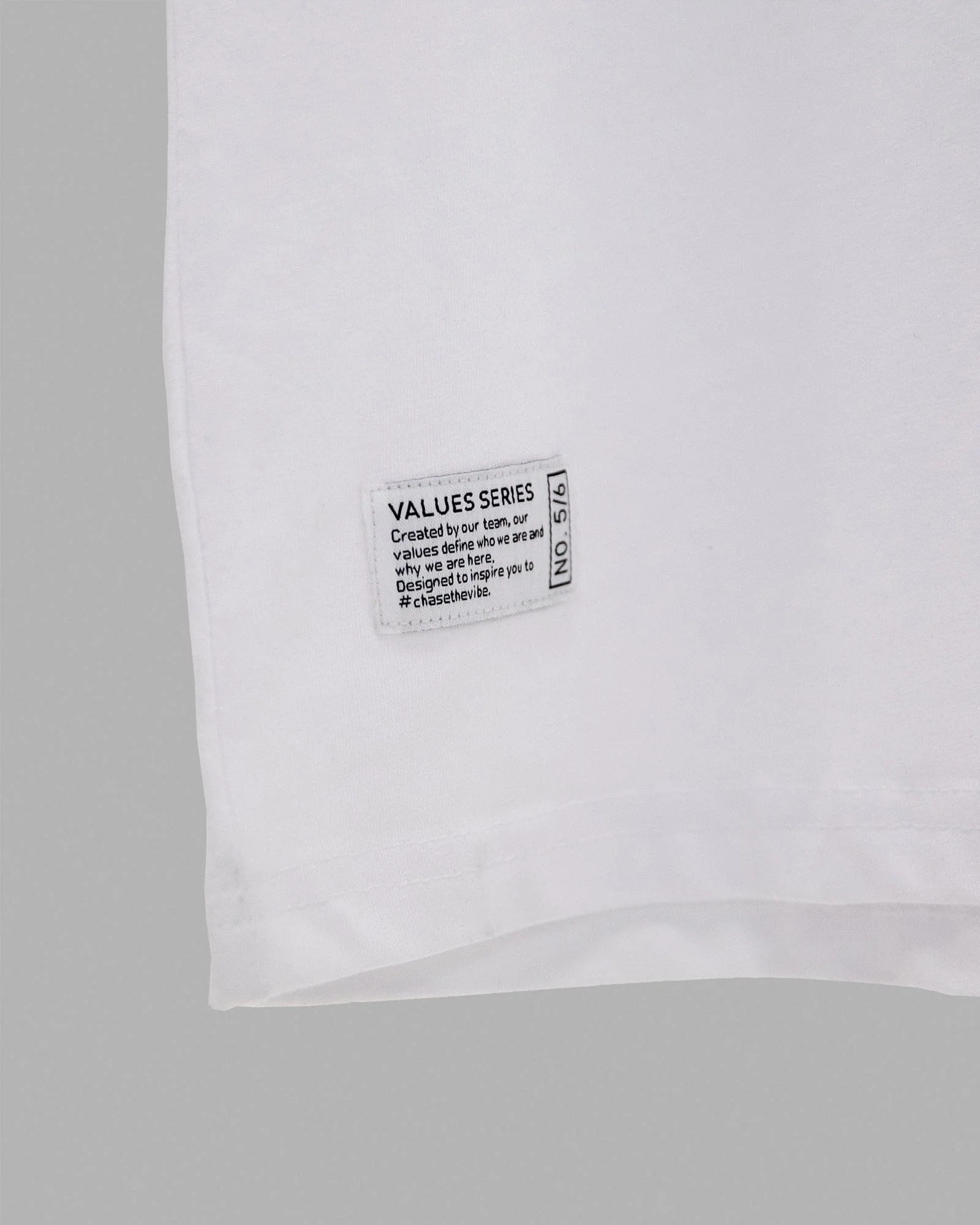 VS5 FLXCotton Tee Oversize - White-Black - Image 5