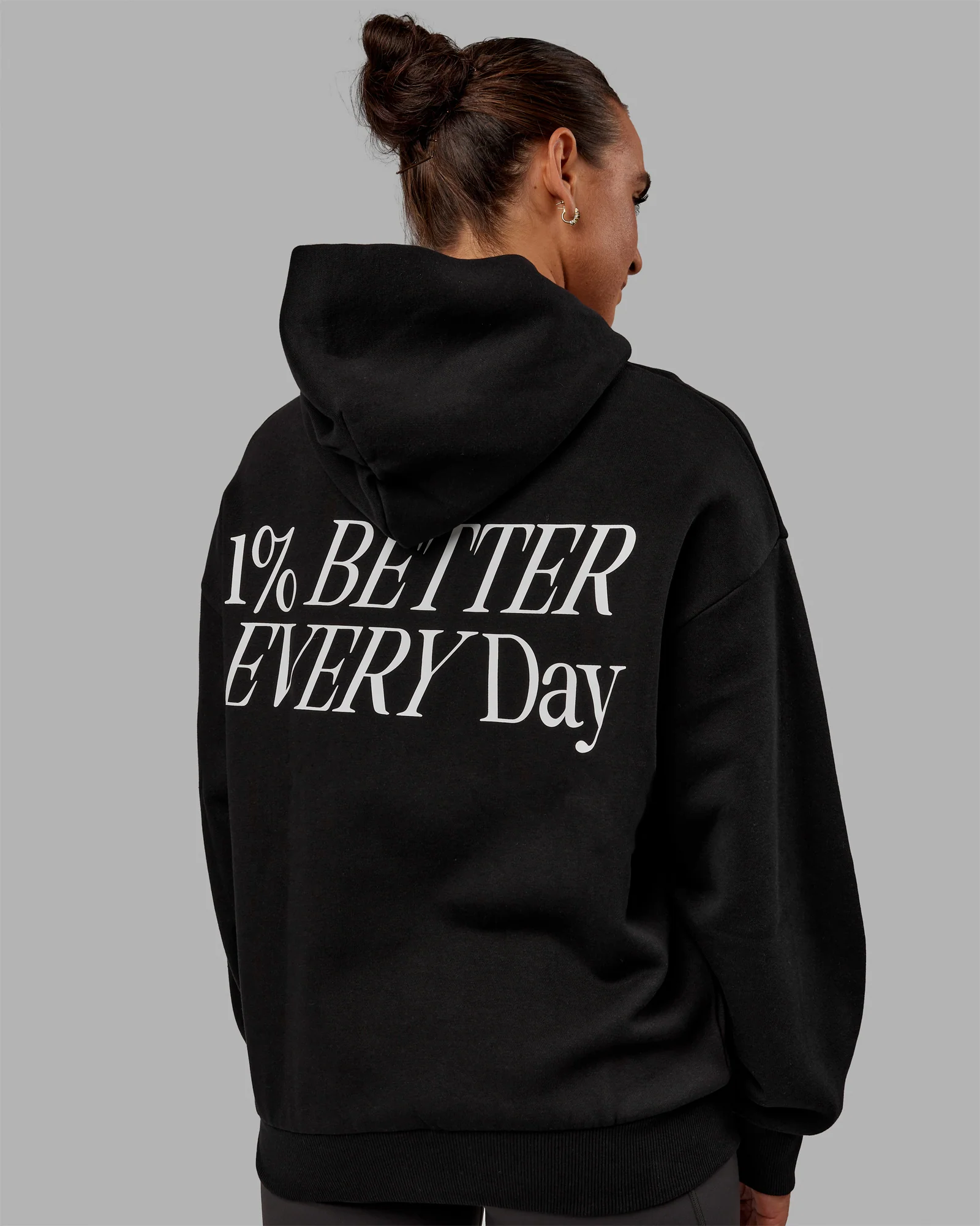 VS6 Hoodie Oversize - Black-White - Image 2