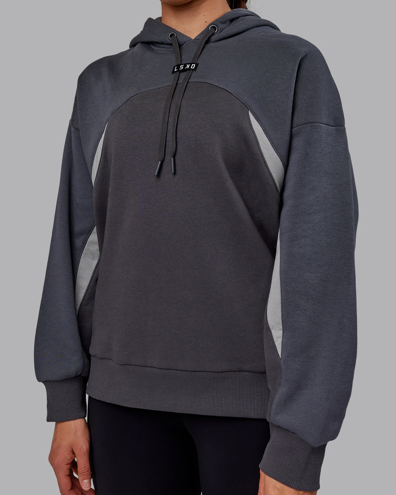 Y2K Concept Panel Hoodie - Asphalt-Turbulance - Image 12