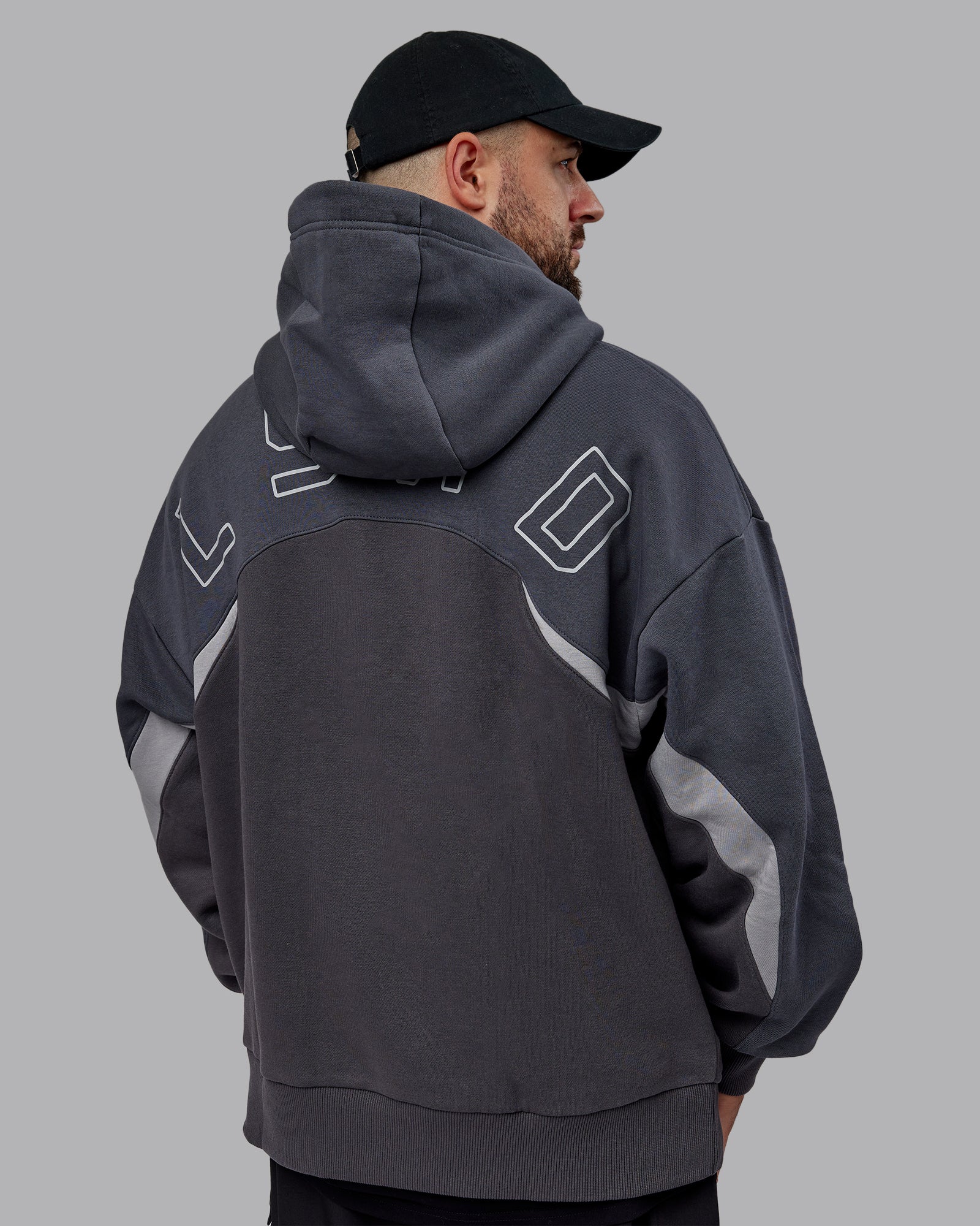 Y2K Concept Panel Hoodie - Asphalt-Turbulance - Image 13