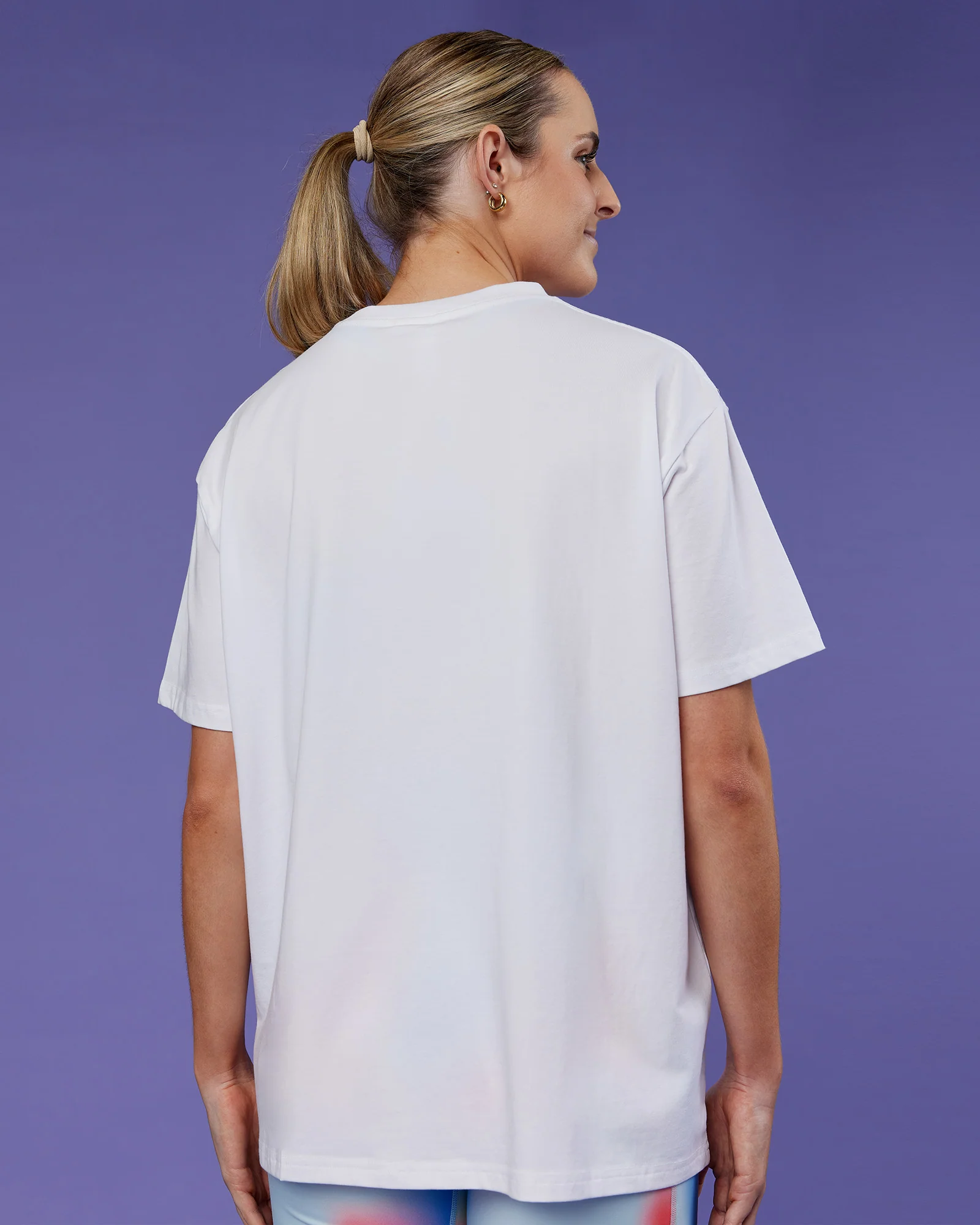 Unity Go-To FLXCotton Tee - White-Rainbow - Image 3