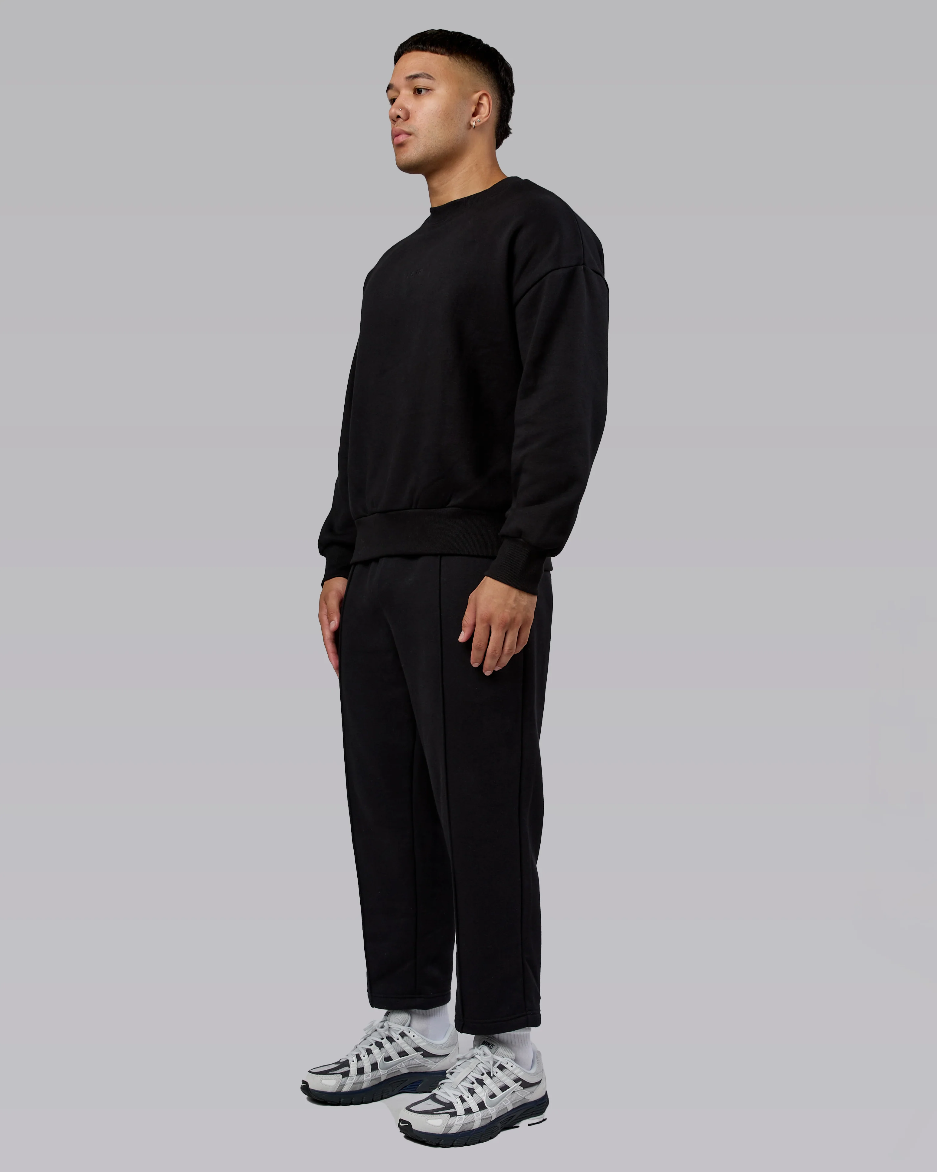 Urban Cropped Track Pant - Black - Image 2
