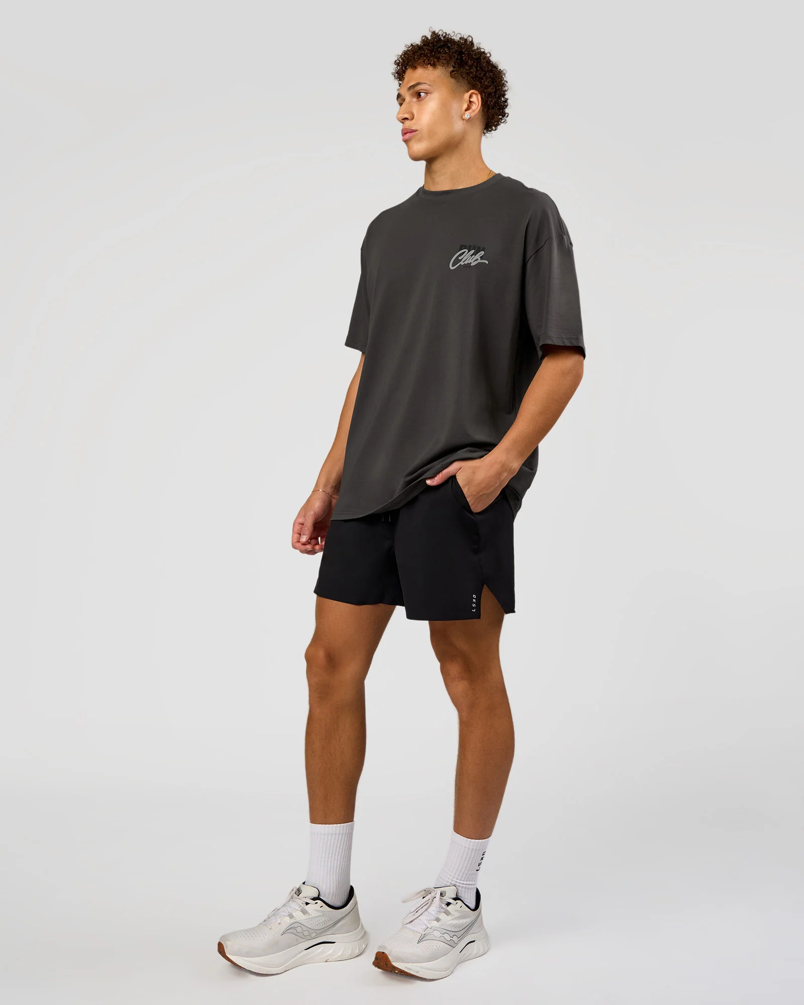 Values Run Club FLXCotton Tee - Dark Storm-Alloy - Image 3