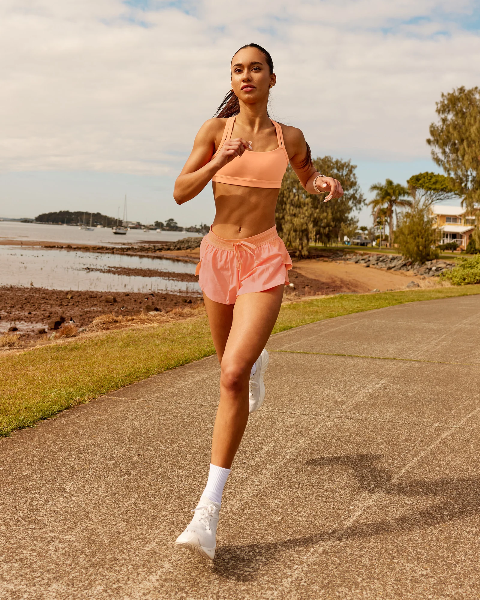 Velocity Sports Bra - Cantaloupe - Image 5