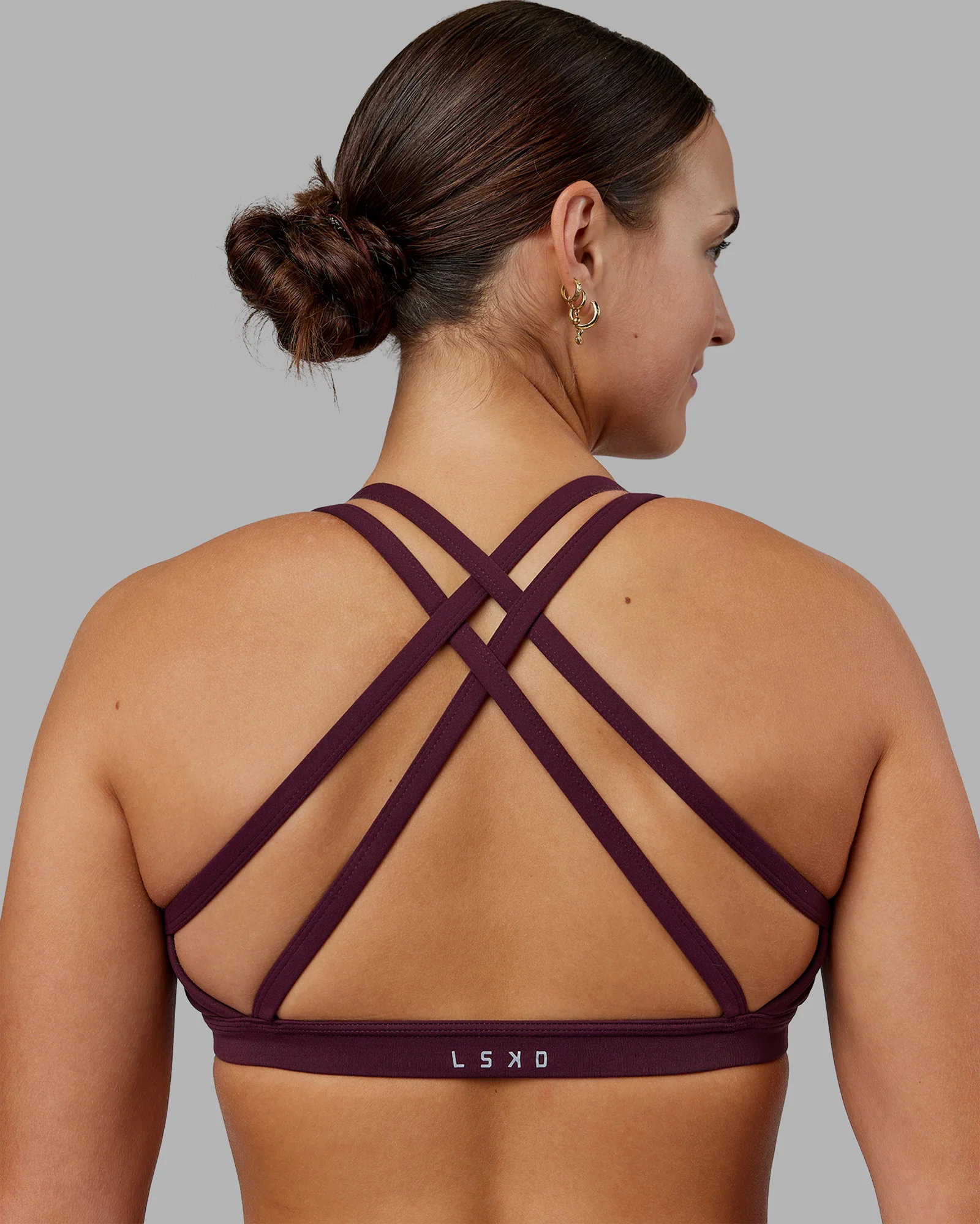 Velocity Sports Bra - Cherry Lacquer - Image 6