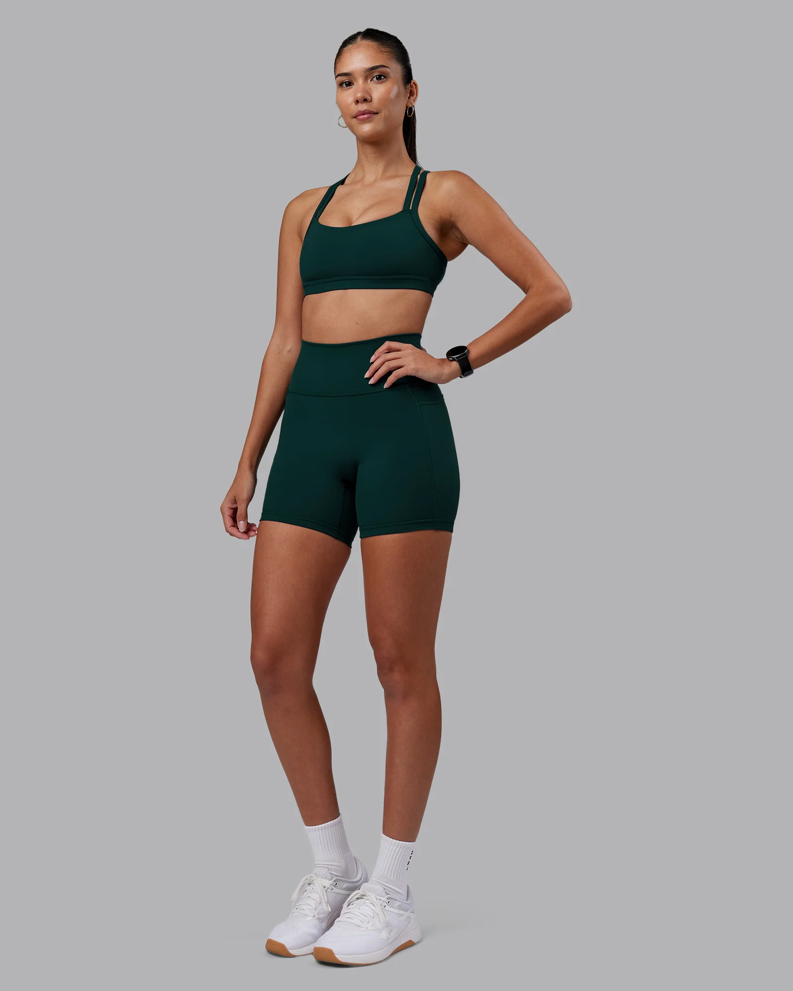 Velocity Sports Bra - Dark Moss - Image 3
