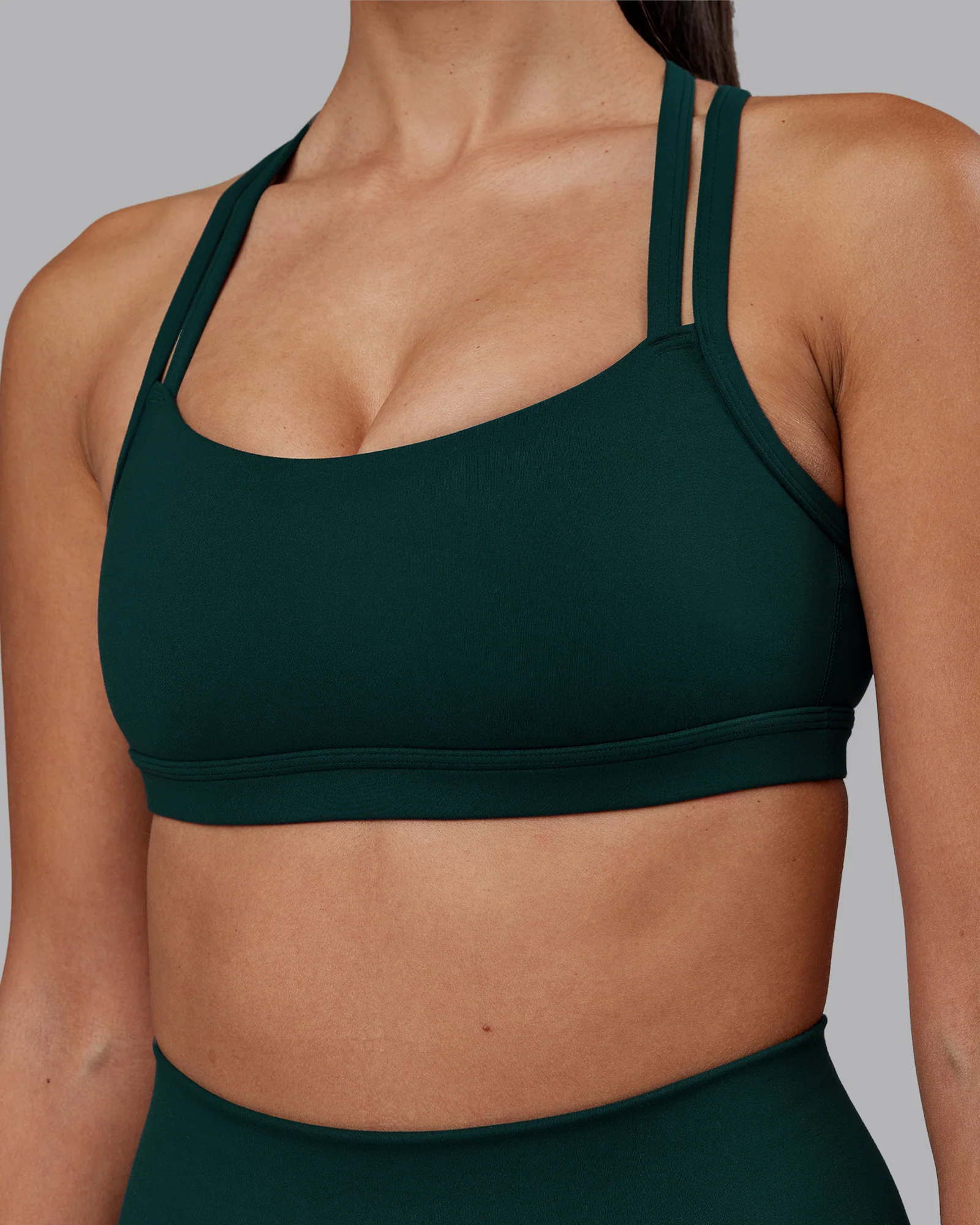 Velocity Sports Bra - Dark Moss - Image 4