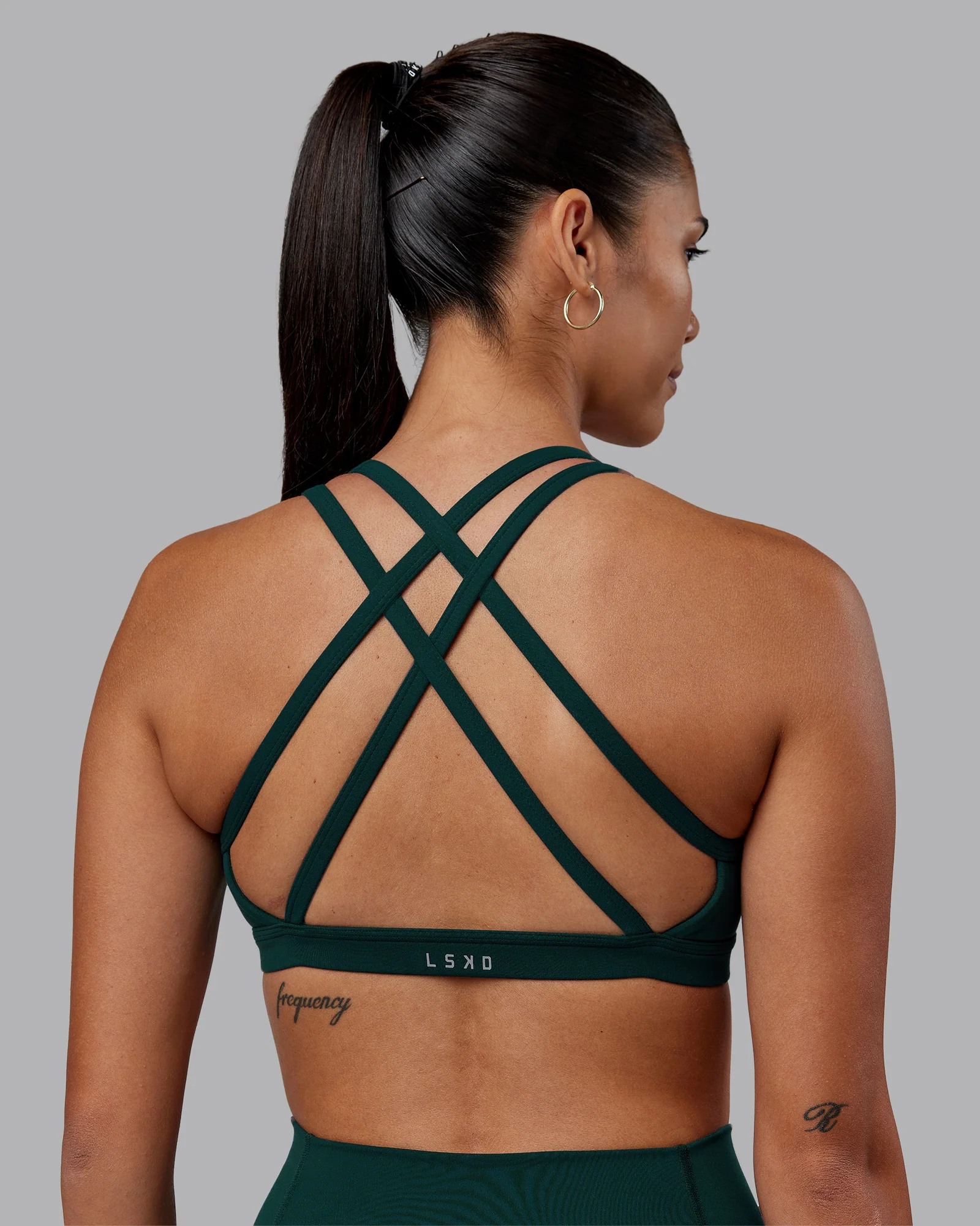 Velocity Sports Bra - Dark Moss - Image 5