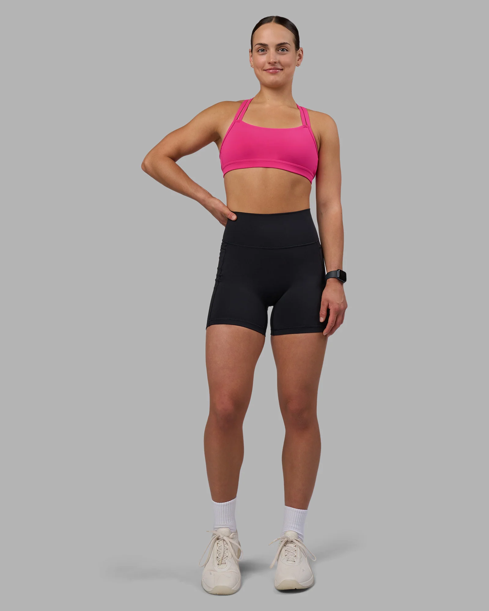 Velocity Sports Bra - Ultra Pink - Image 9