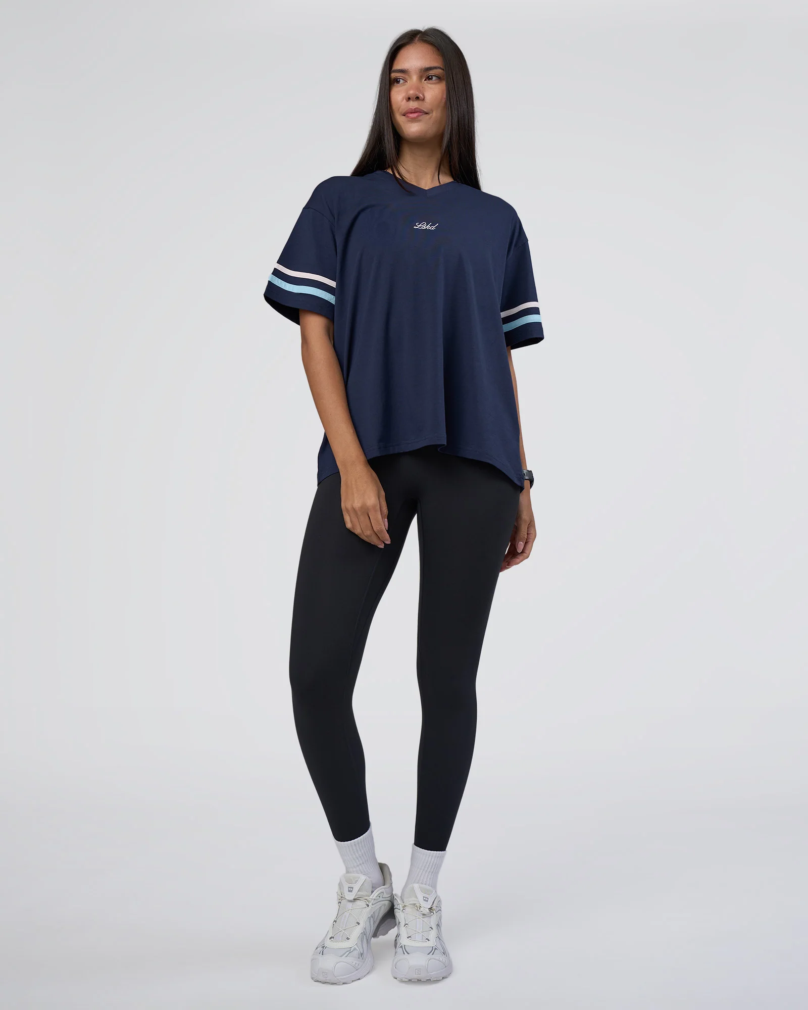 Victory FLXCotton Oversized Tee - Future Navy-Glacial Blue - Image 3