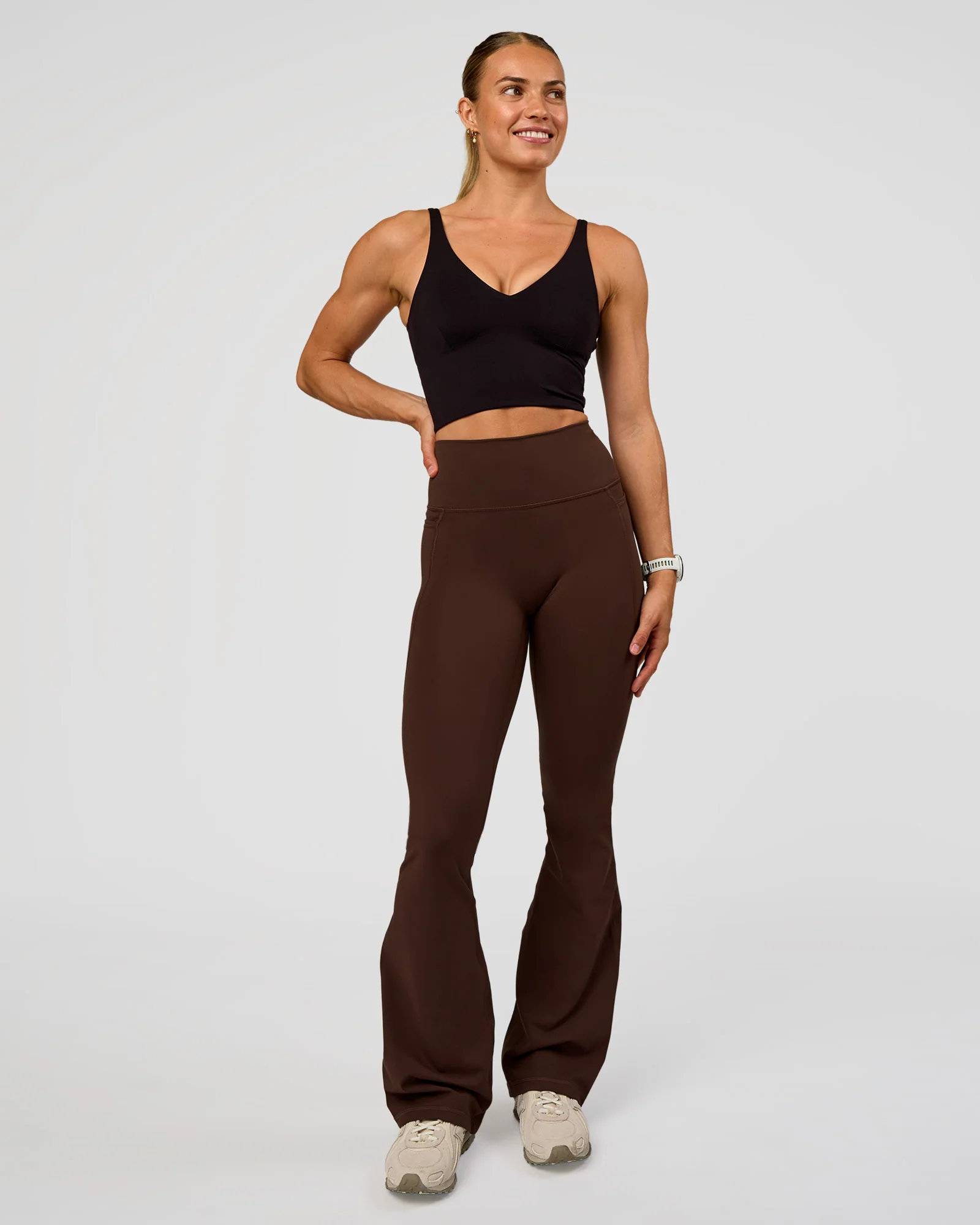 Vitality Long Line Sports Bra - Black - Image 4