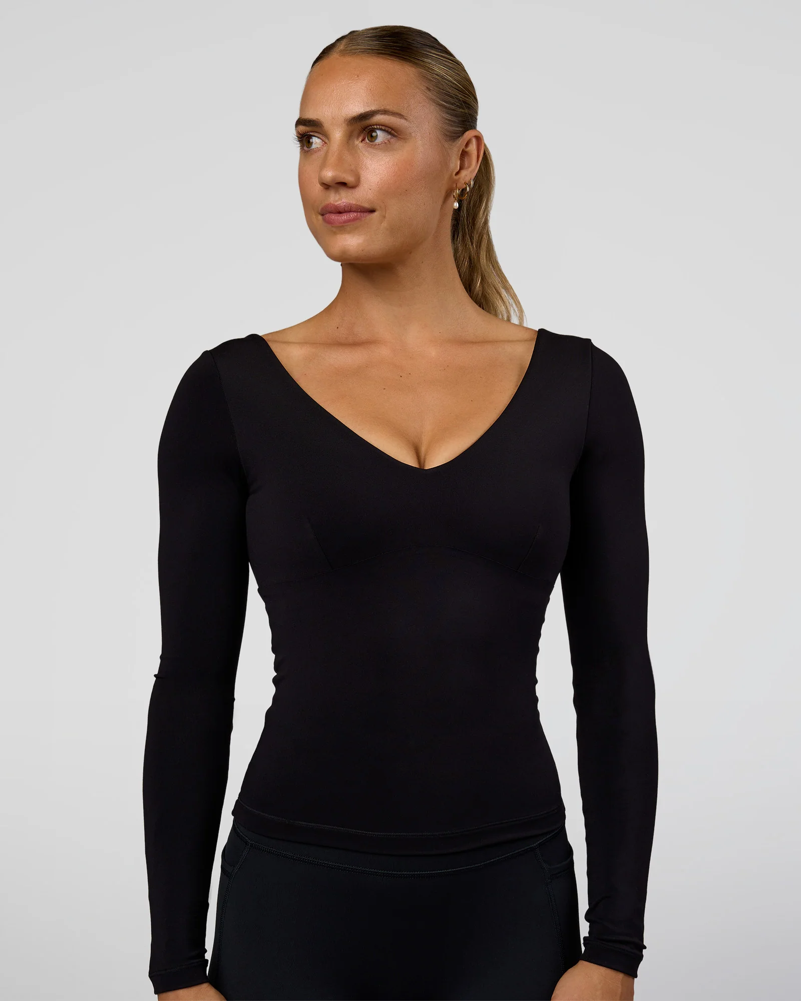 Vitality Long Sleeve Top - Black - Image 2