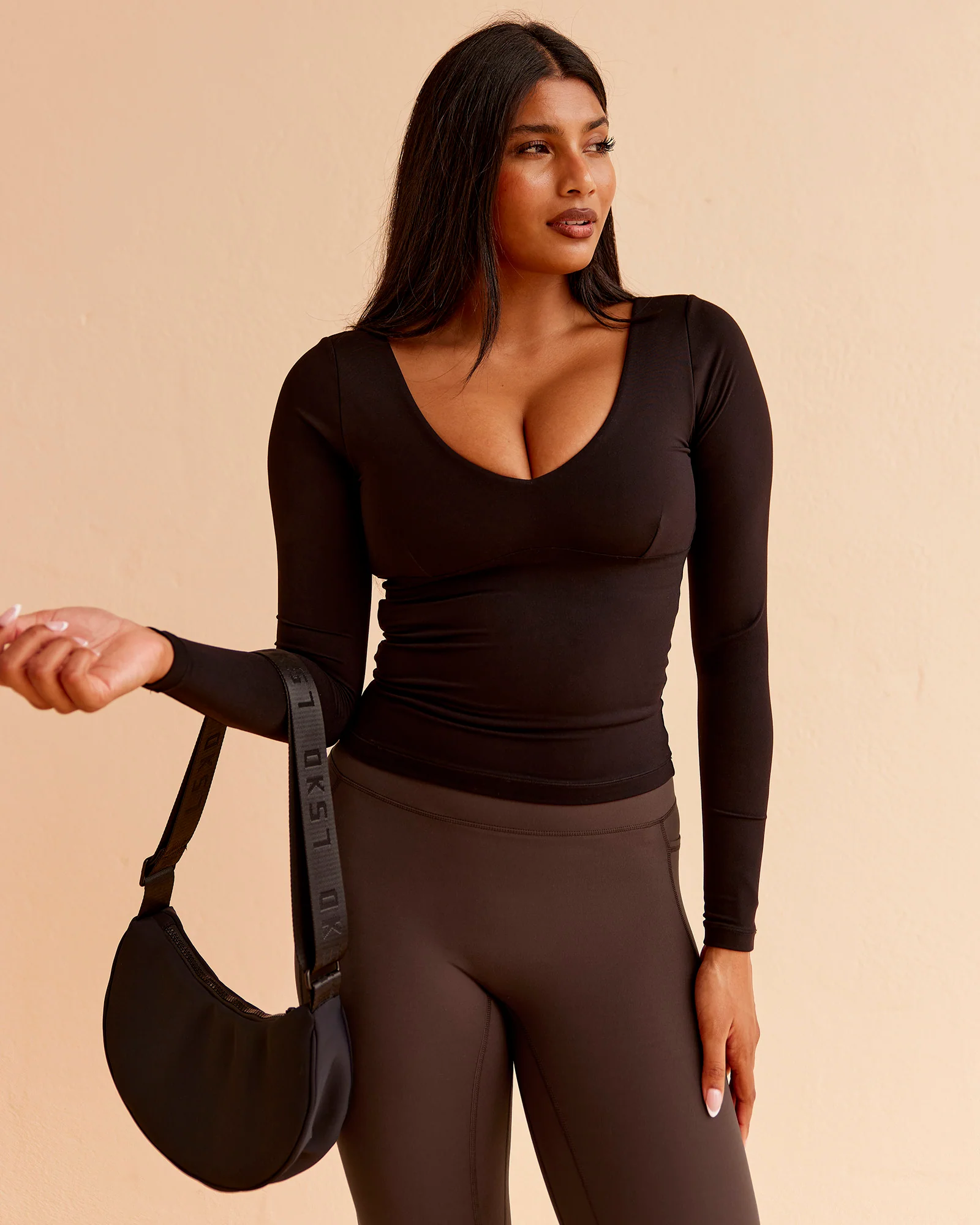 Vitality Long Sleeve Top - Black - Image 3