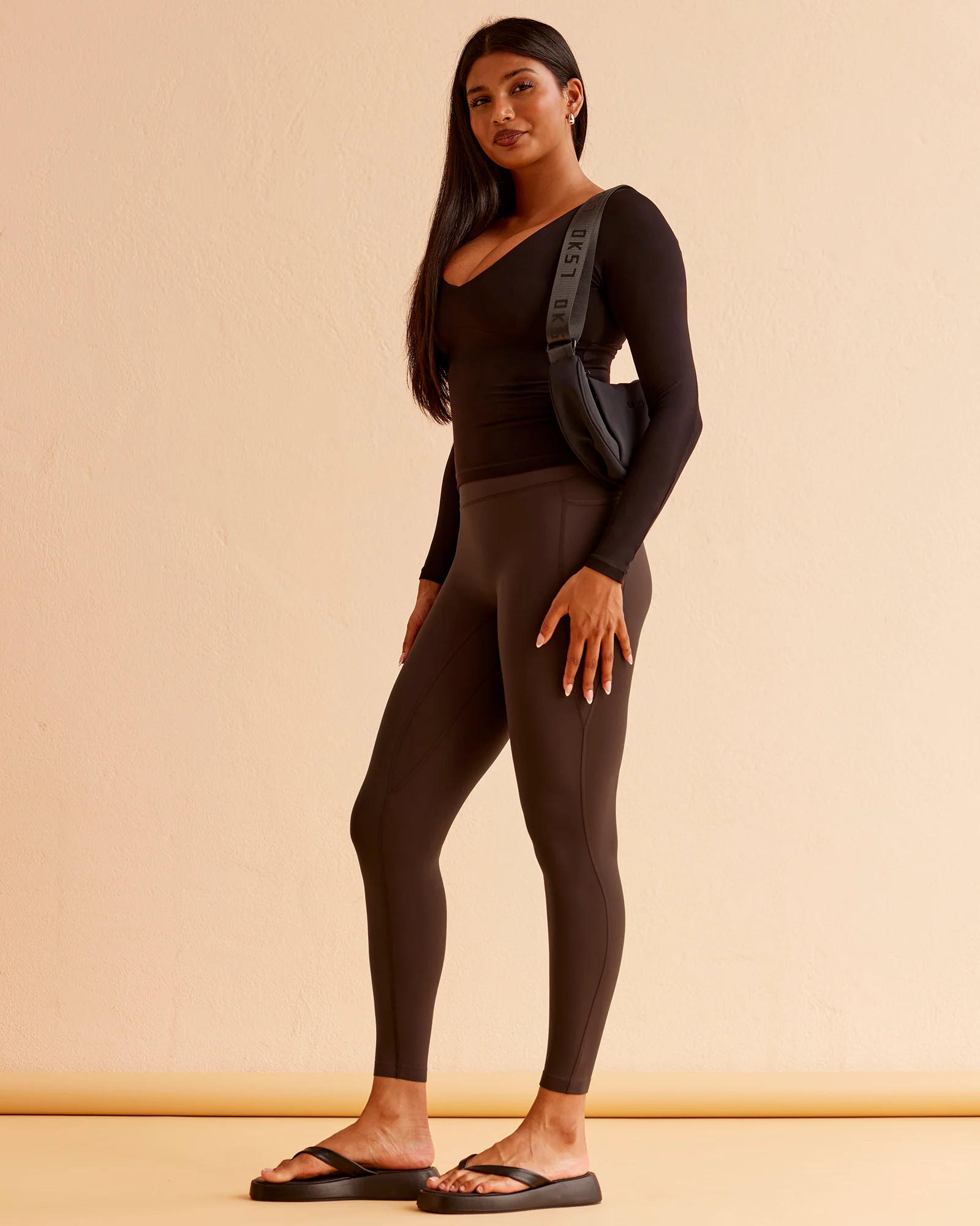Vitality Long Sleeve Top - Black - Image 4