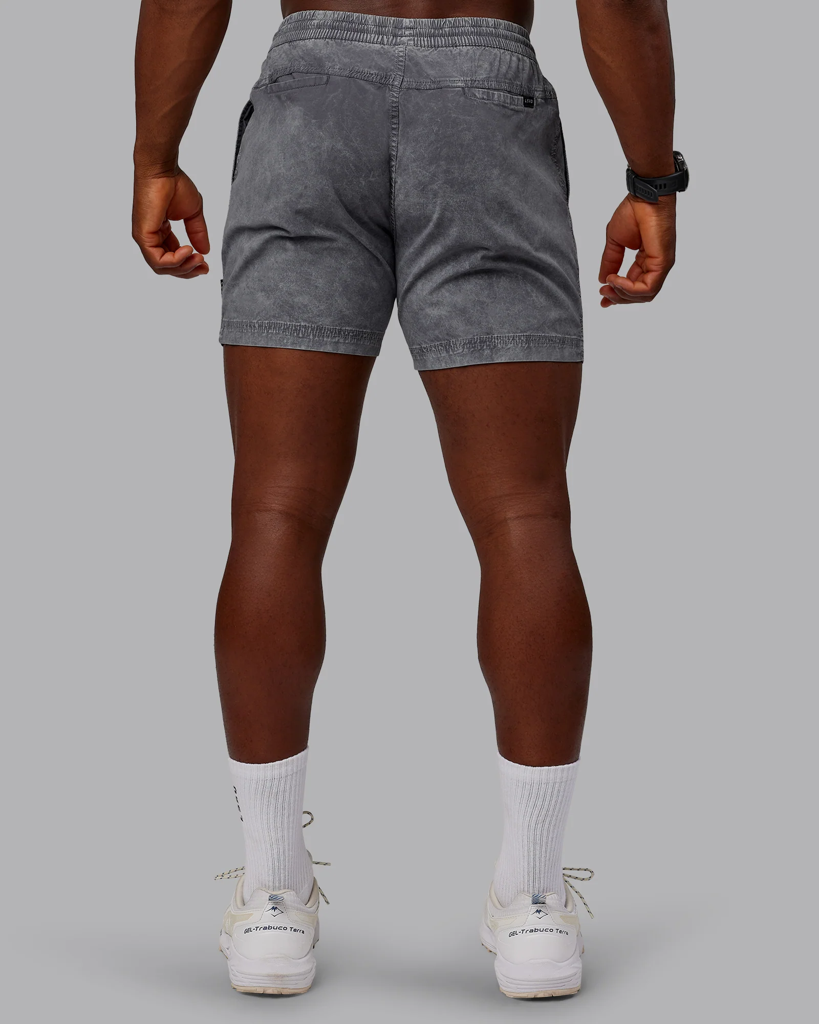 Washed Daily Short 5" - Circular Grey - Image 4