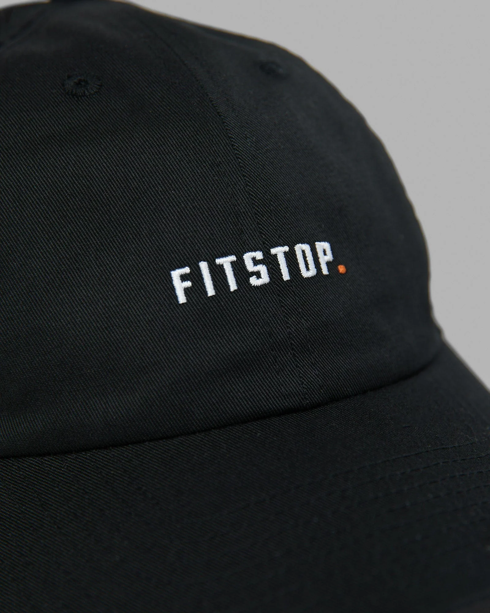 Washed Fitstop Cap - Washed Black - Image 3
