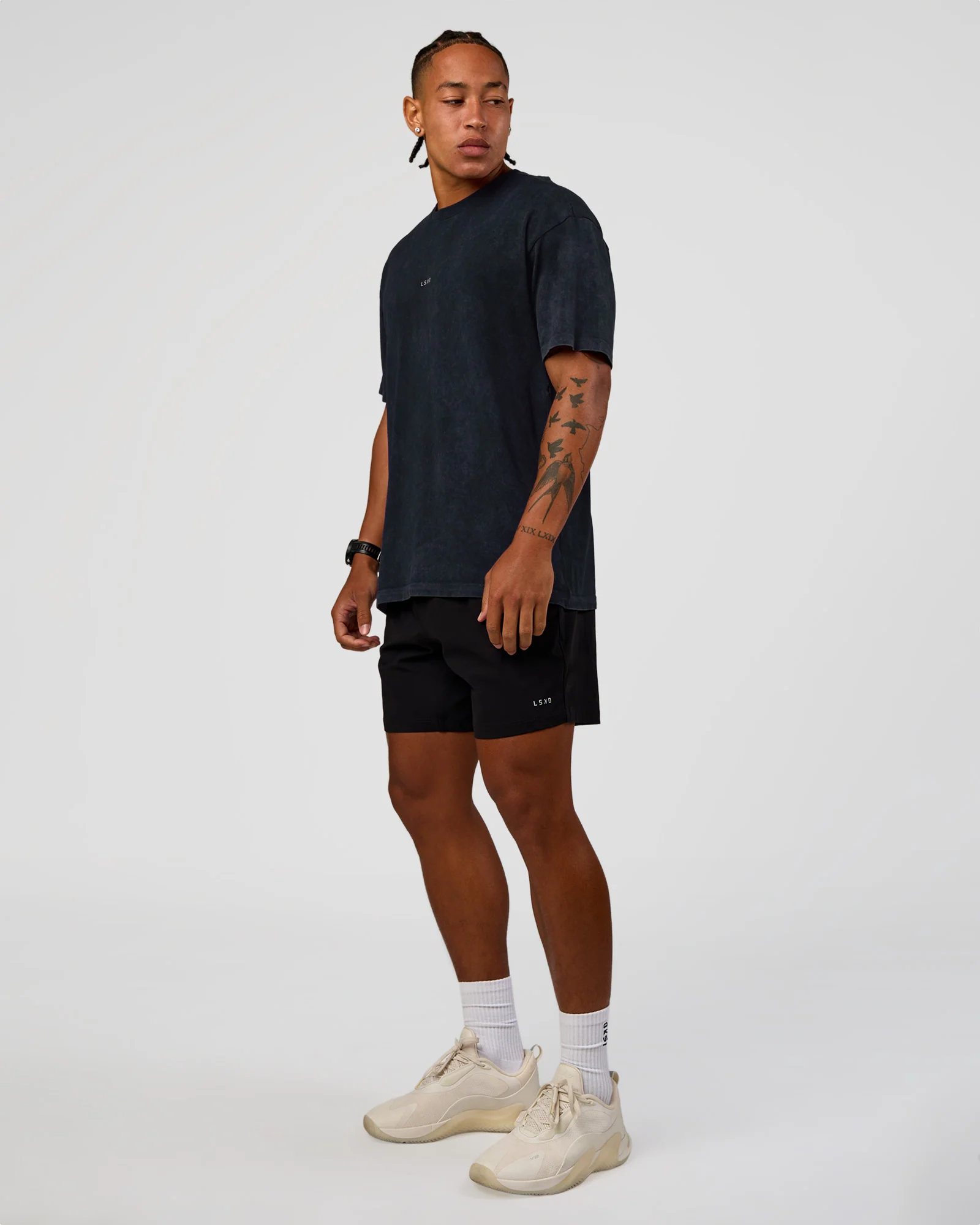 Power Oversized Tee - Black Washed - Image 2
