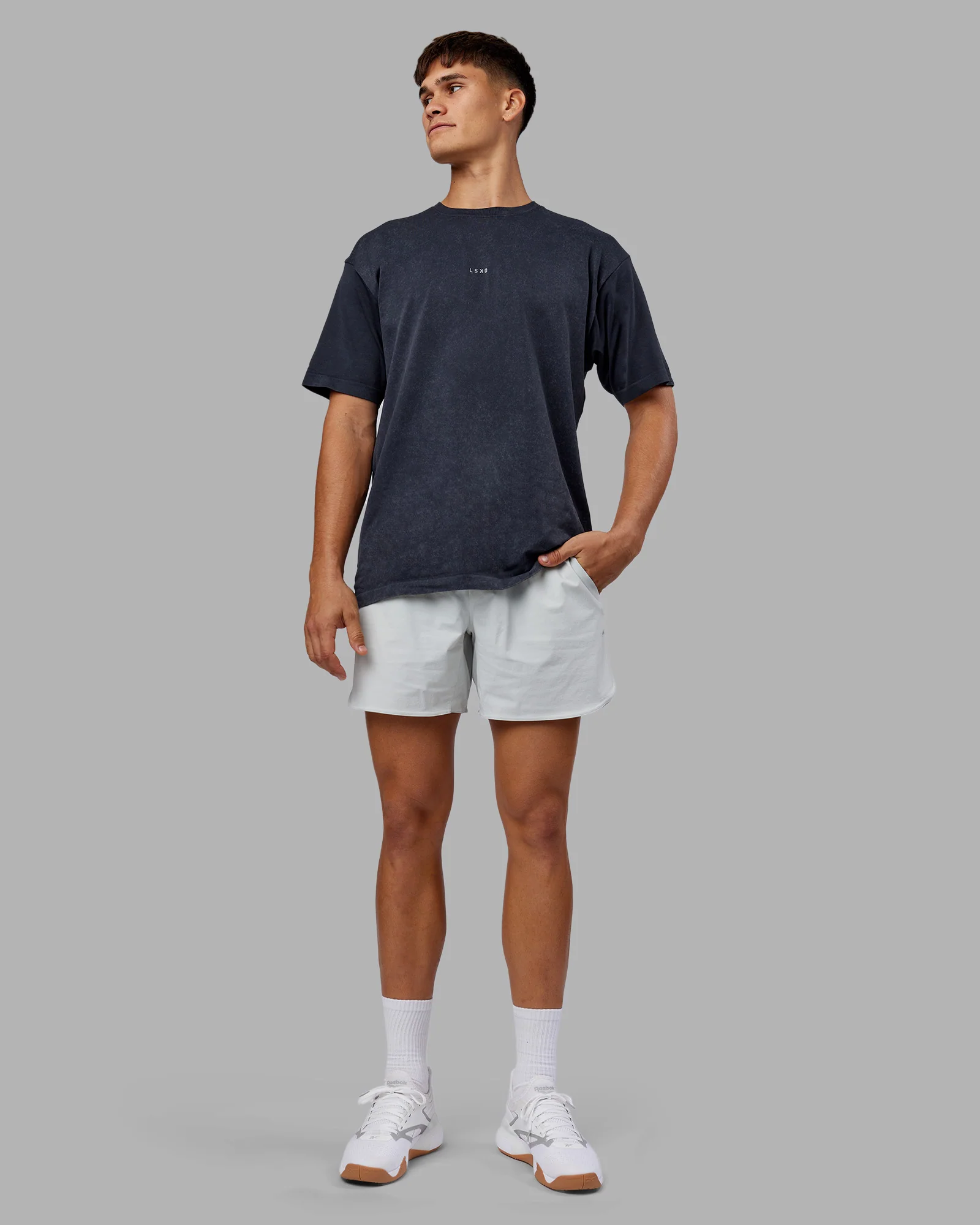Power Oversized Tee - Pirate Black Washed - Image 5