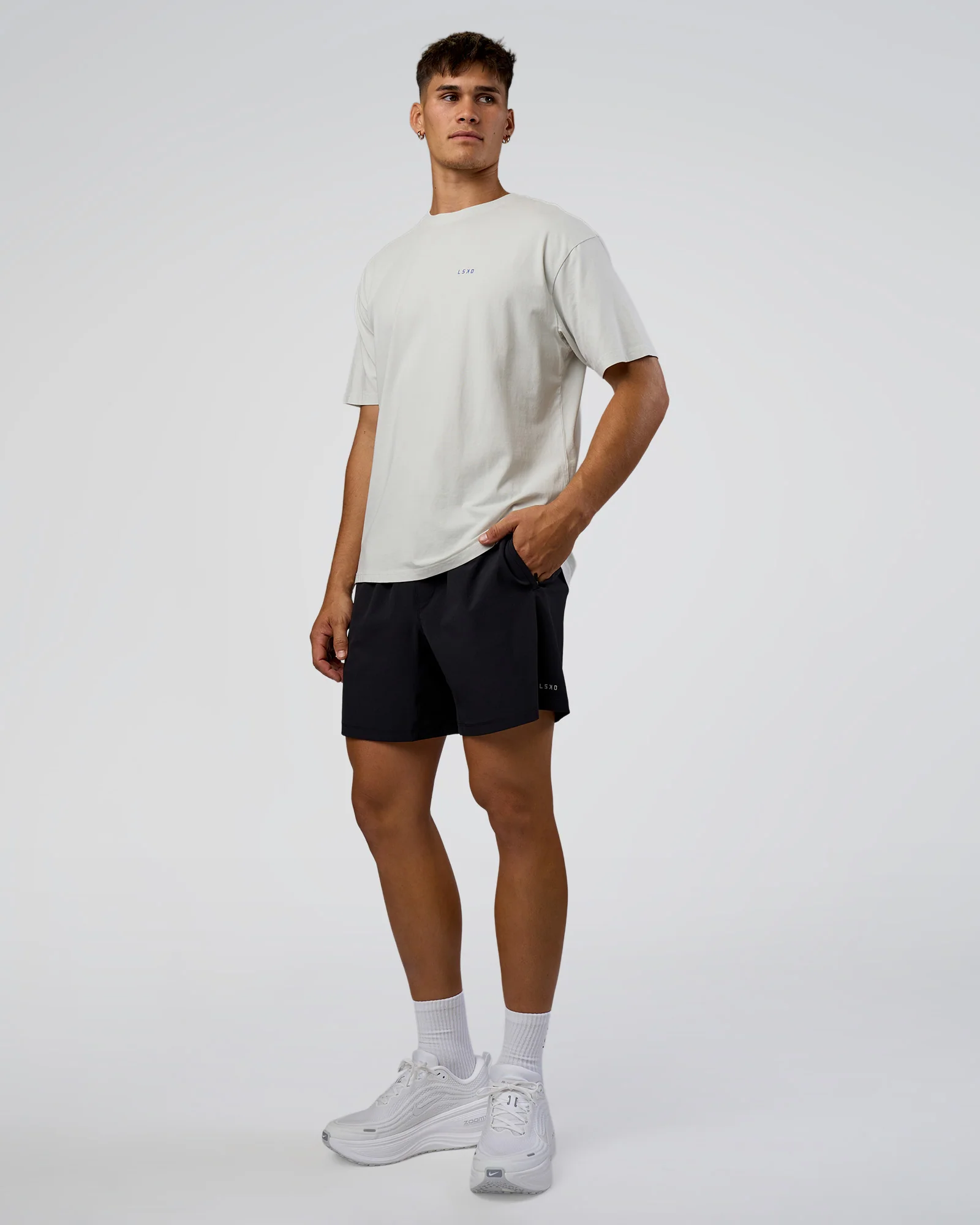We Love This  FLXCotton Oversized Tee - Digital Mist Washed-Electric Indigo - Image 6