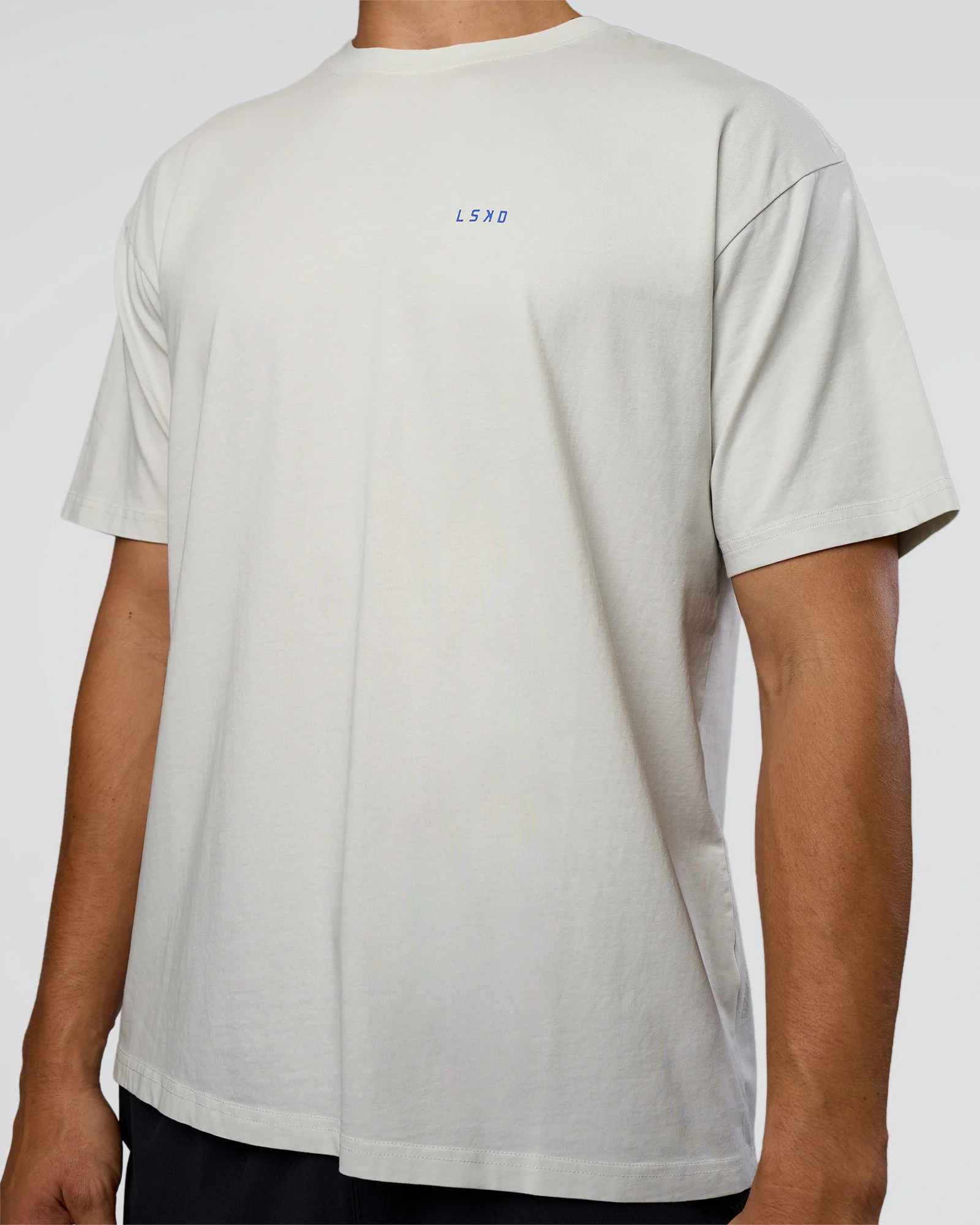 We Love This  FLXCotton Oversized Tee - Digital Mist Washed-Electric Indigo - Image 7