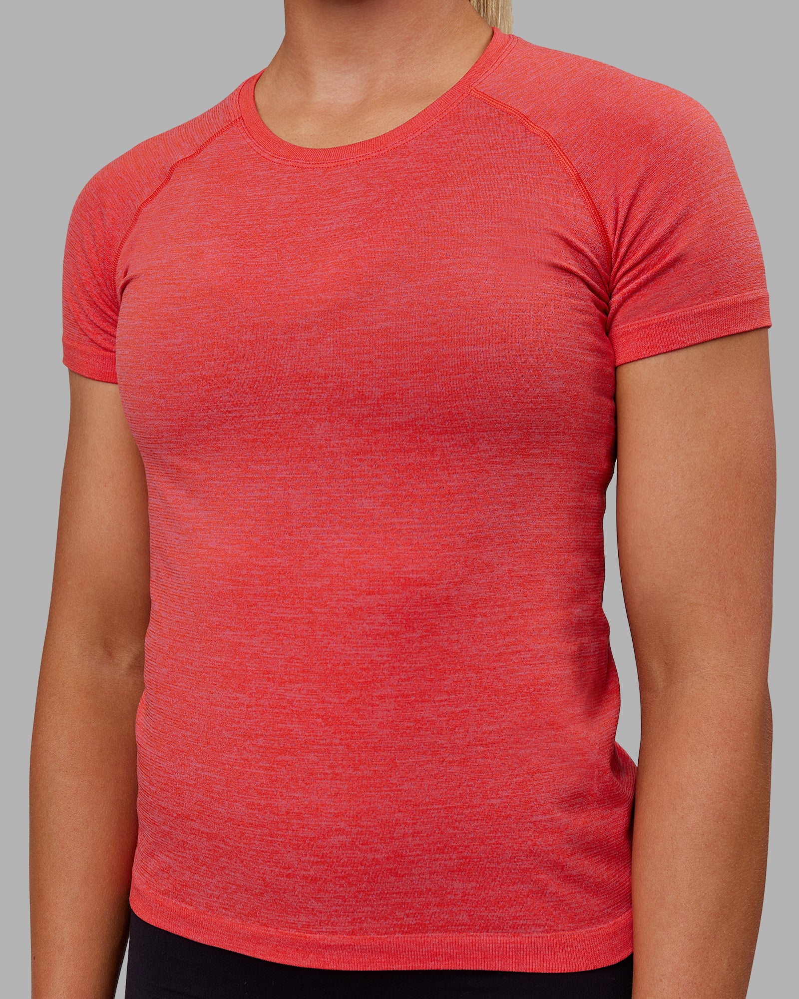 AeroFLX+ Seamless Tee - Fuschia Pink/Grenadine - Image 5