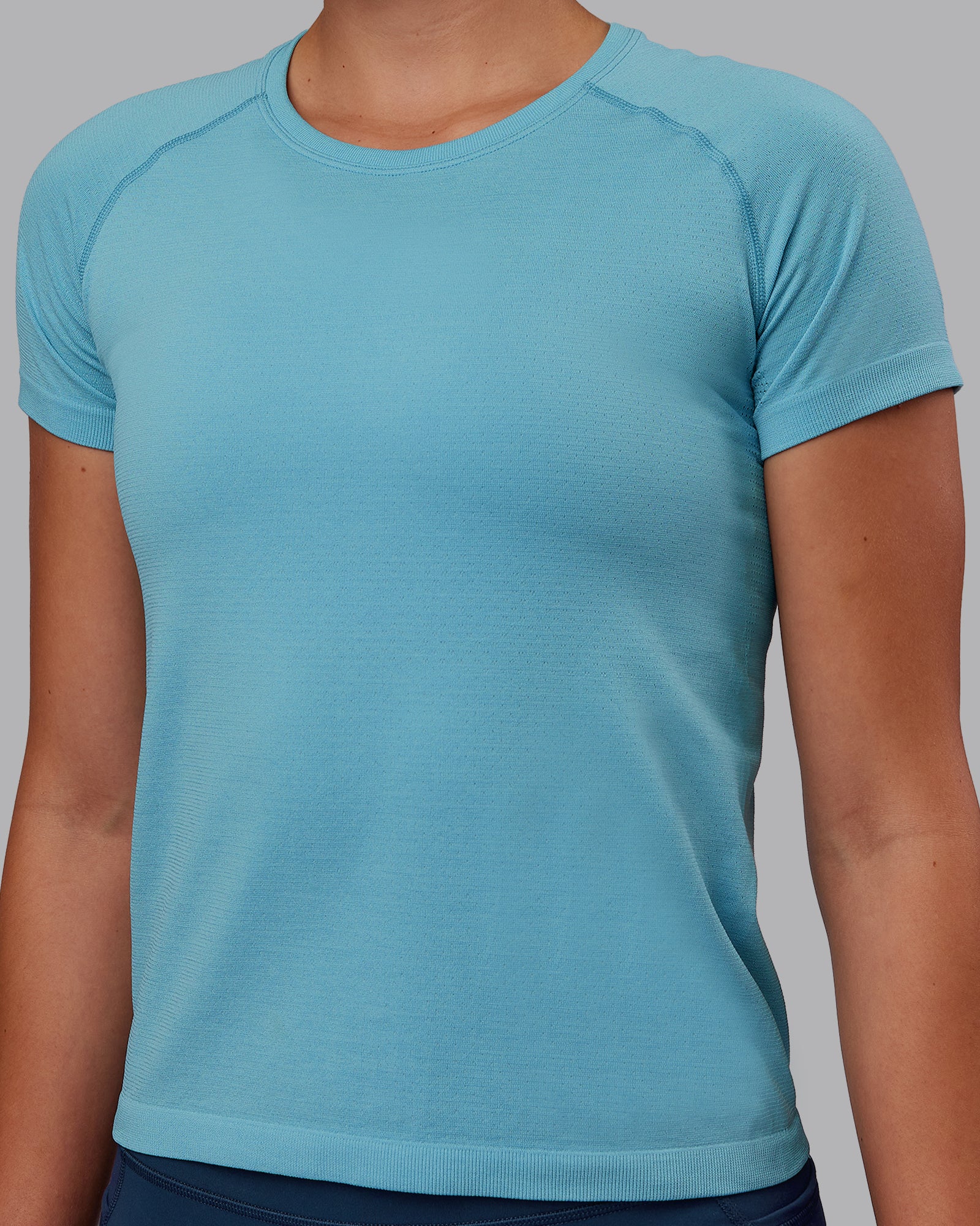AeroFLX+ Seamless Tee - Retro Blue/Retro Blue - Image 7
