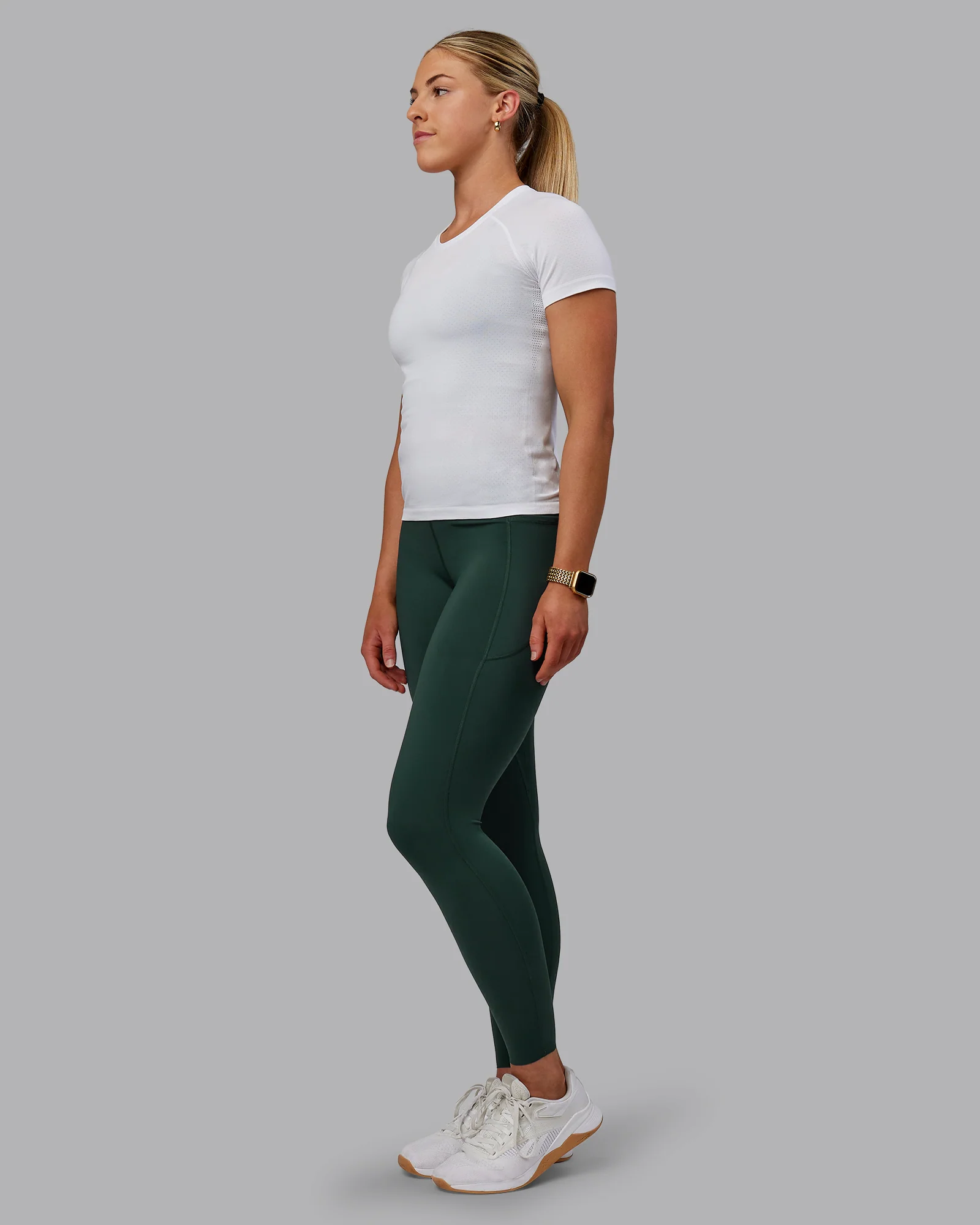 AeroFLX+ Seamless Tee - White/White - Image 6