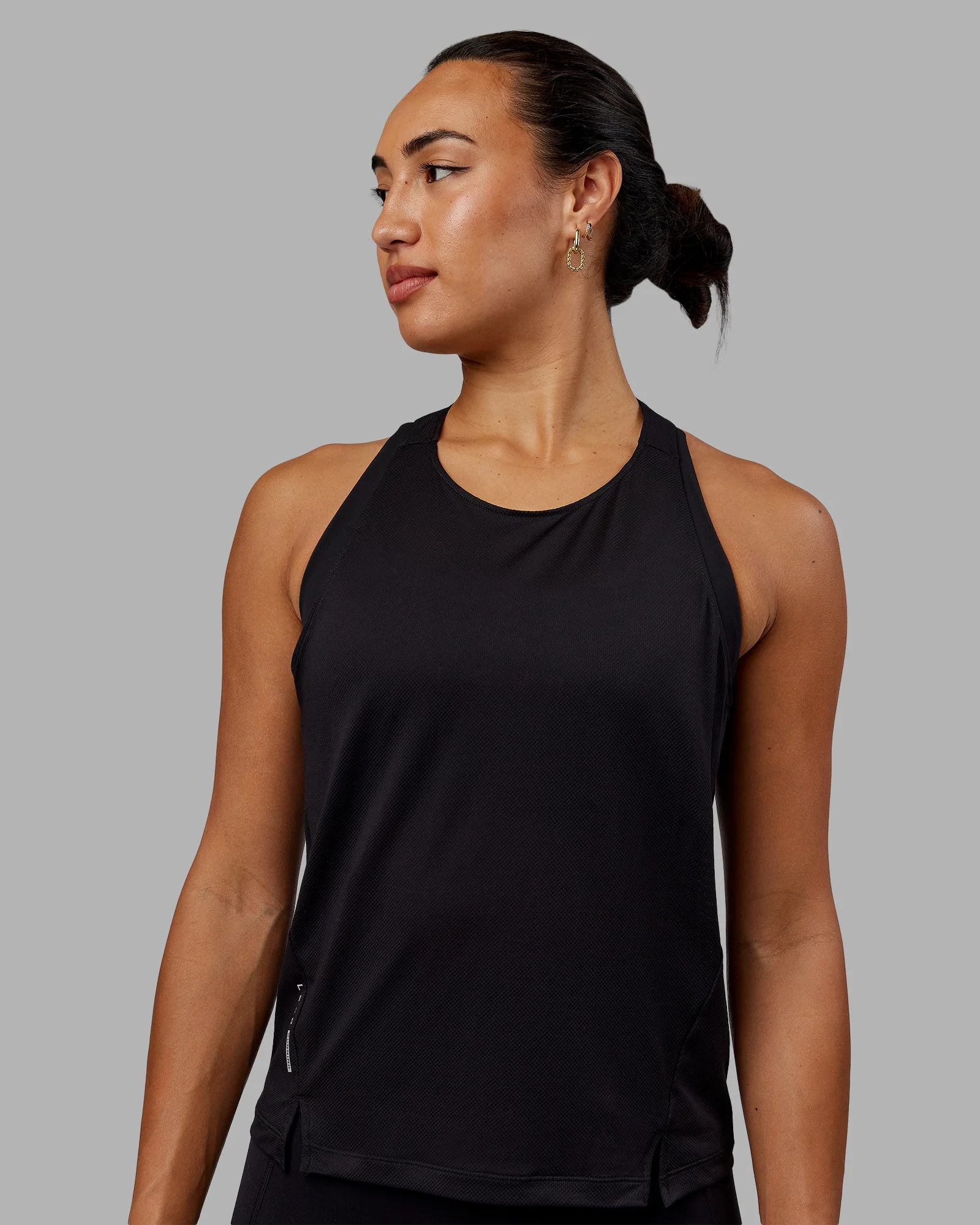 Pace Running Tank - Black - Image 7